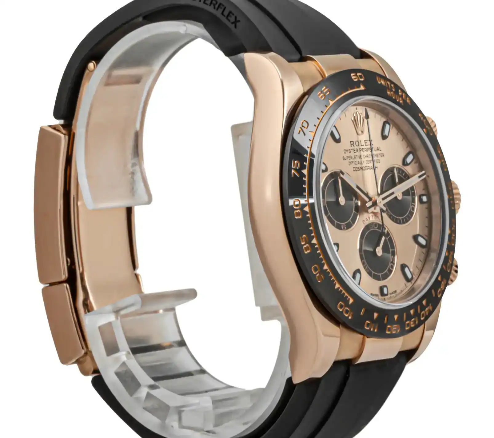 Prestigious JewelLers Rose Gold Rolex Daytona 116515LN