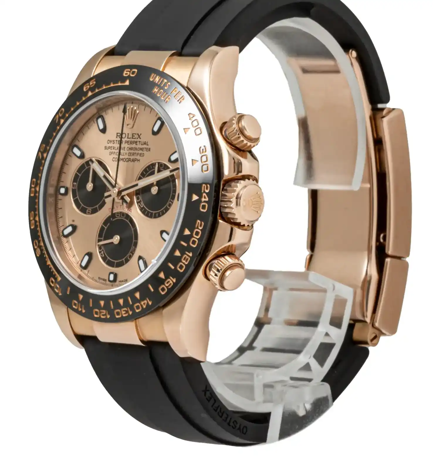 Prestigious JewelLers Rose Gold Rolex Daytona 116515LN