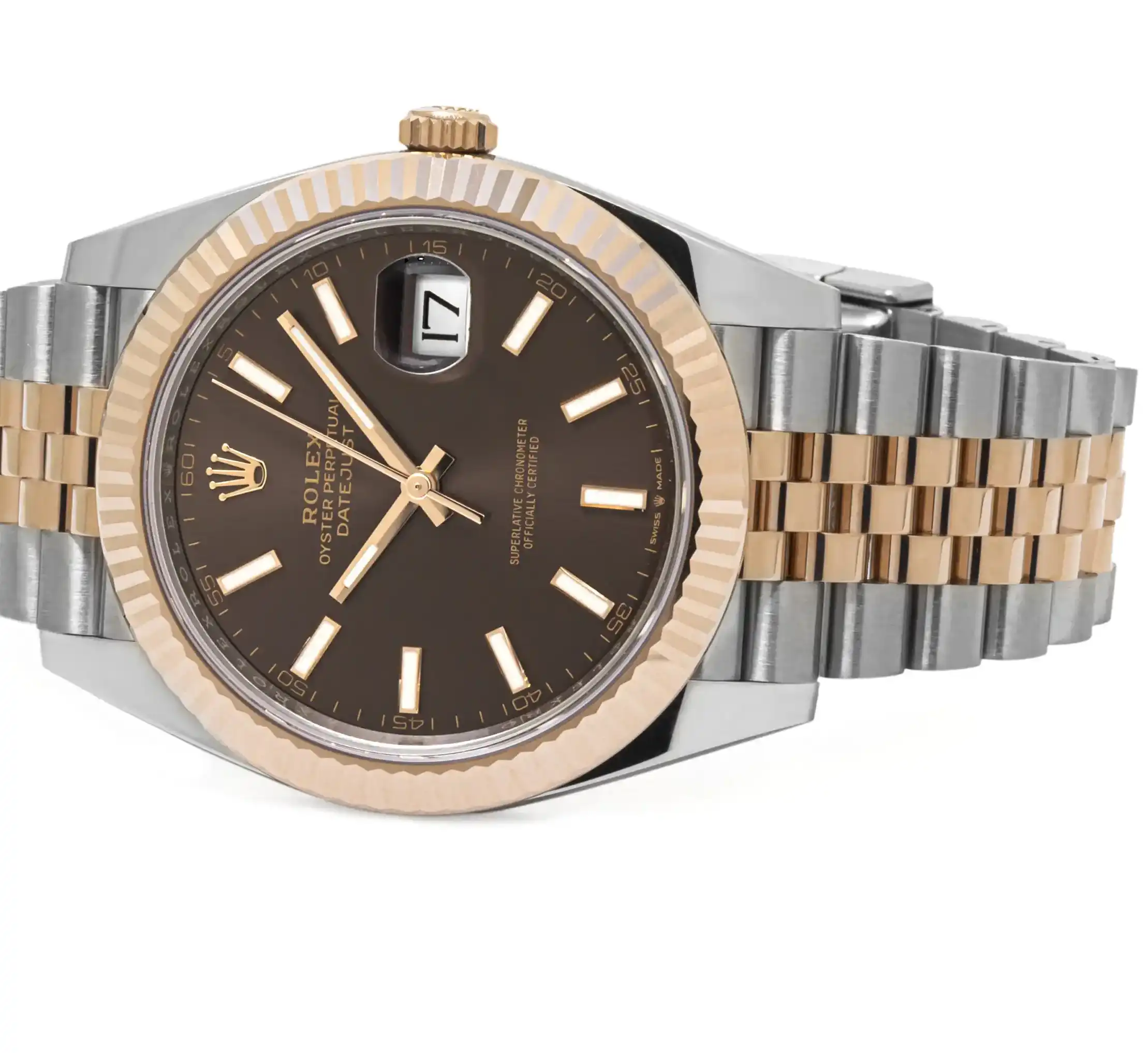 Prestigious Jewelers Rolex Datejust 126331 Stainless Steel & Rose Gold