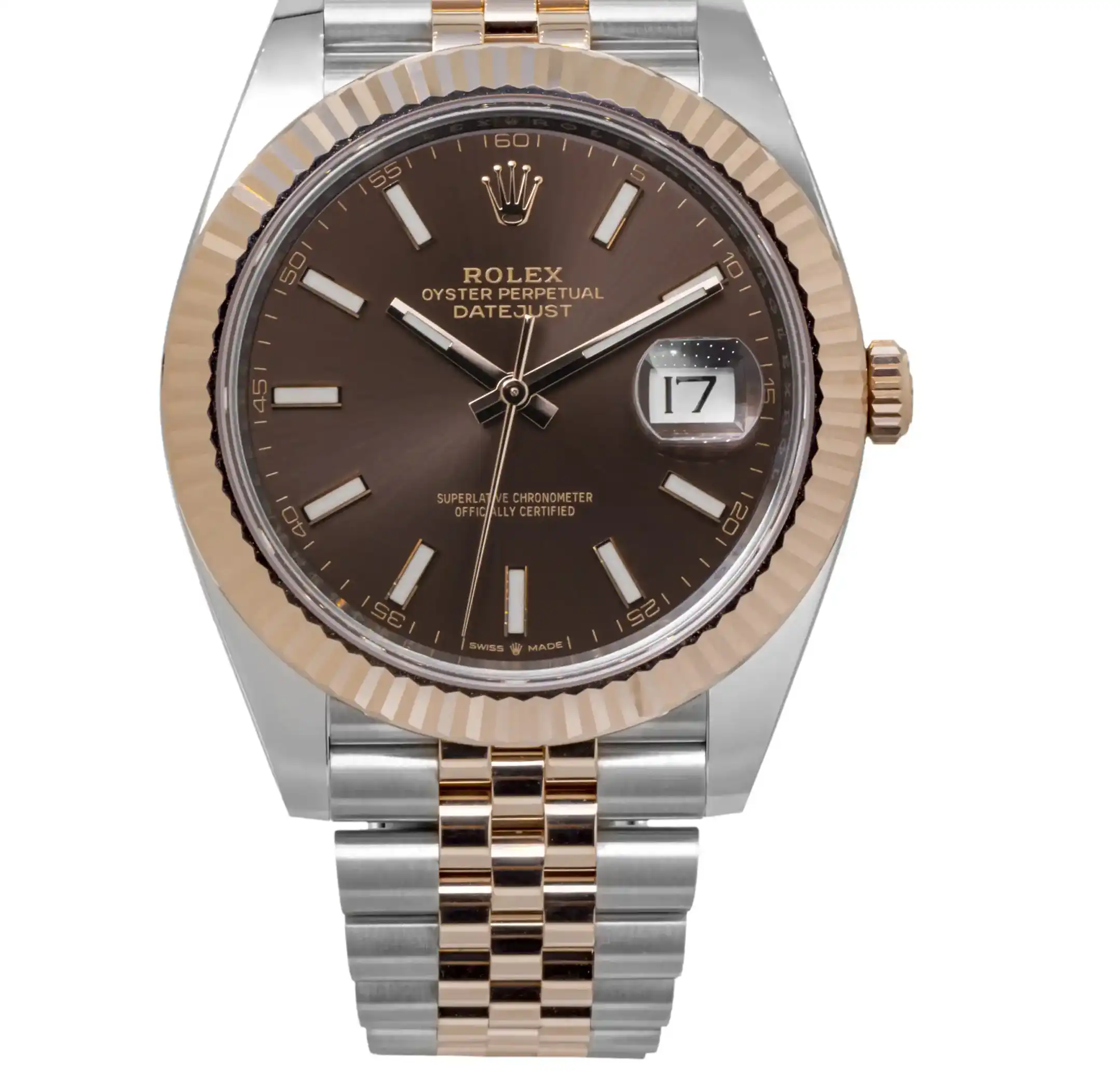 Prestigious Jewelers Rolex Datejust 126331 Stainless Steel & Rose Gold