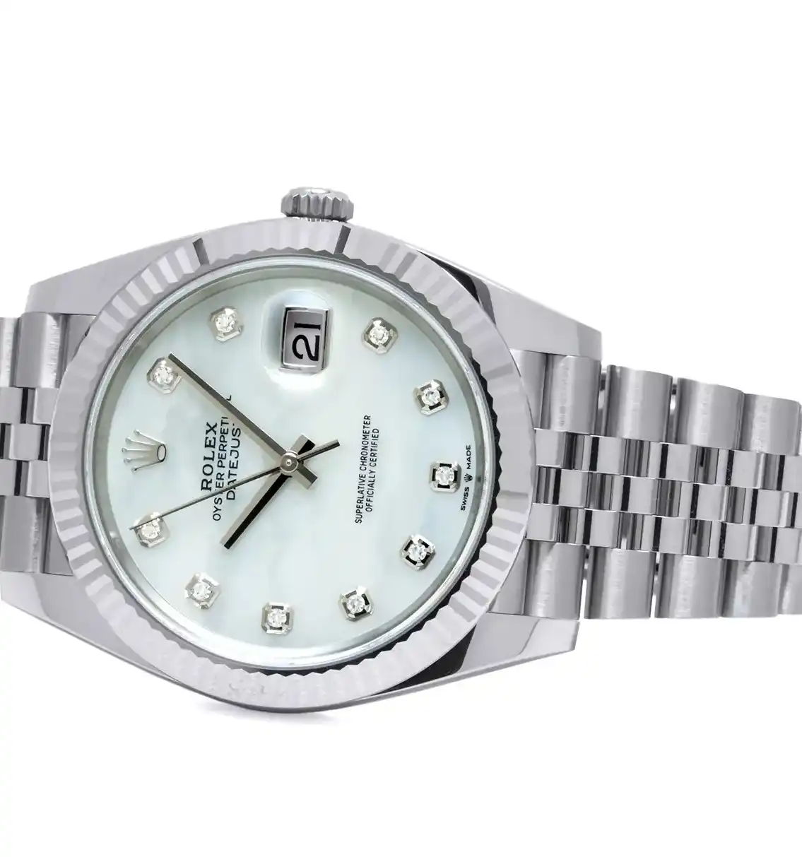 Prestigious JewelLers Stainless Steel Rolex Datejust 126334