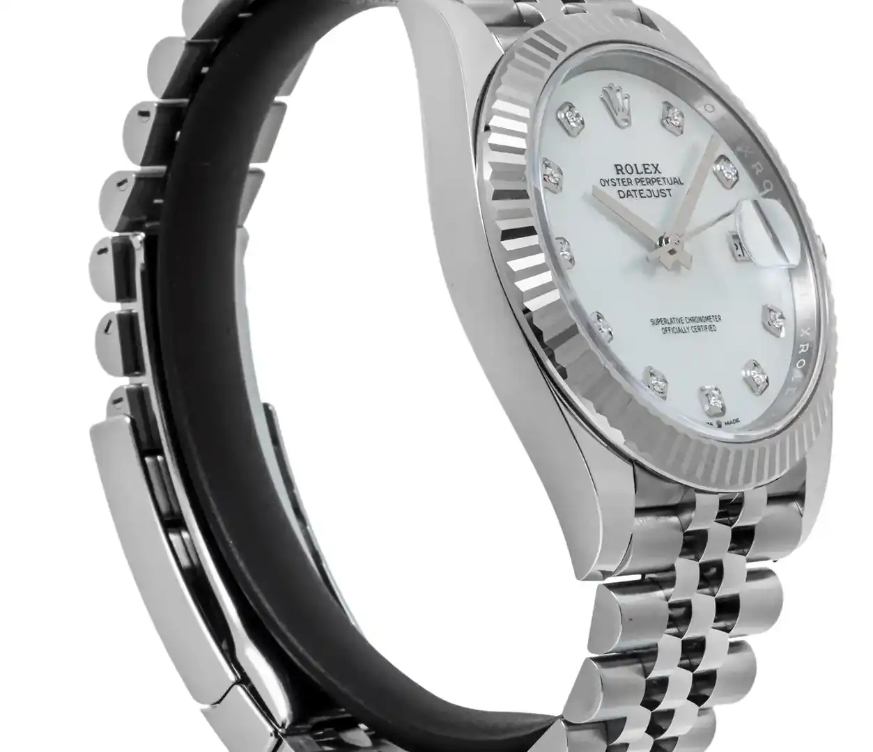 Prestigious Jewelers Stainless Steel Rolex Datejust 126334