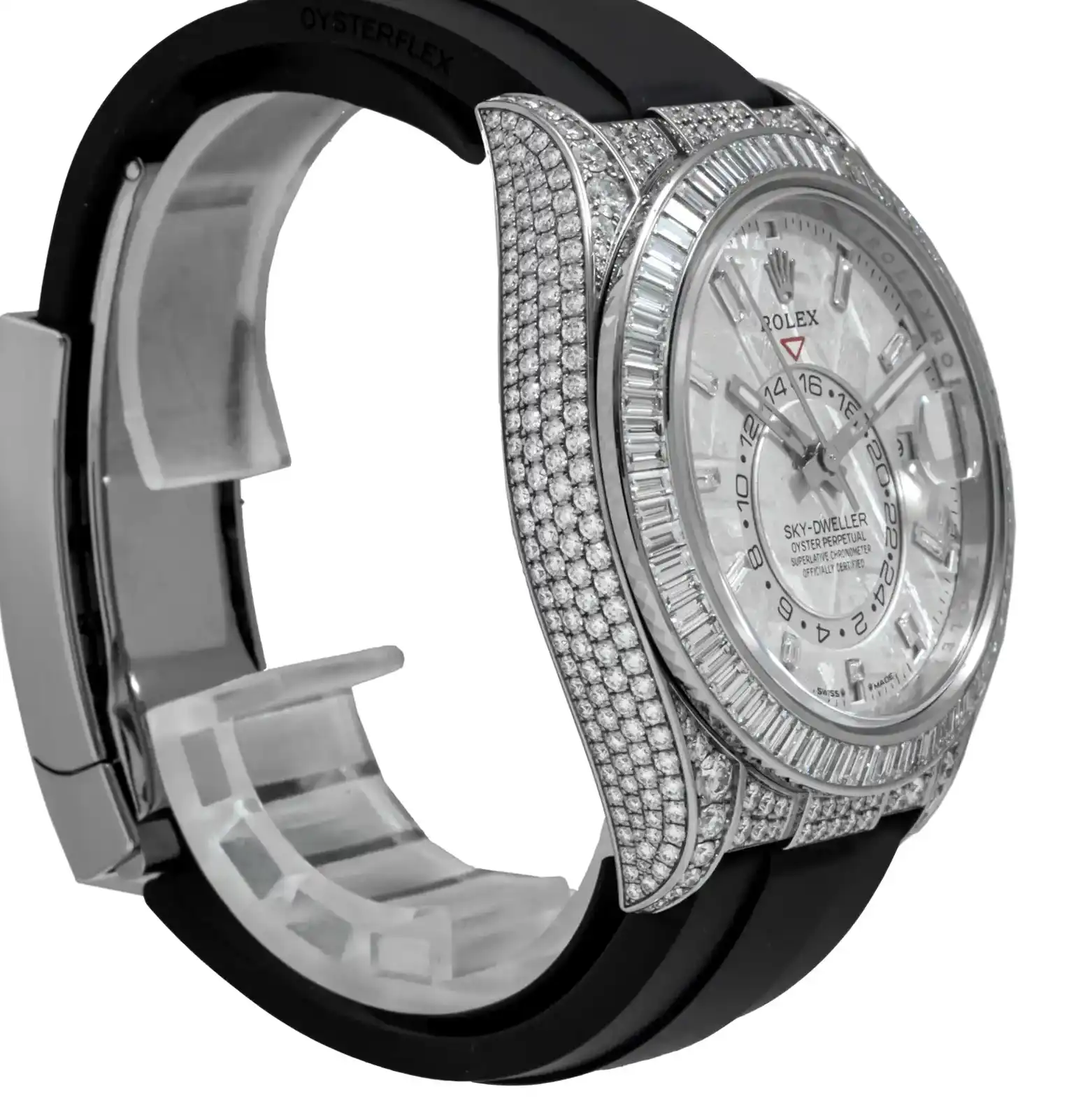 PrestigiousJewelers White Gold Rolex Sky-Dweller 336259TBR