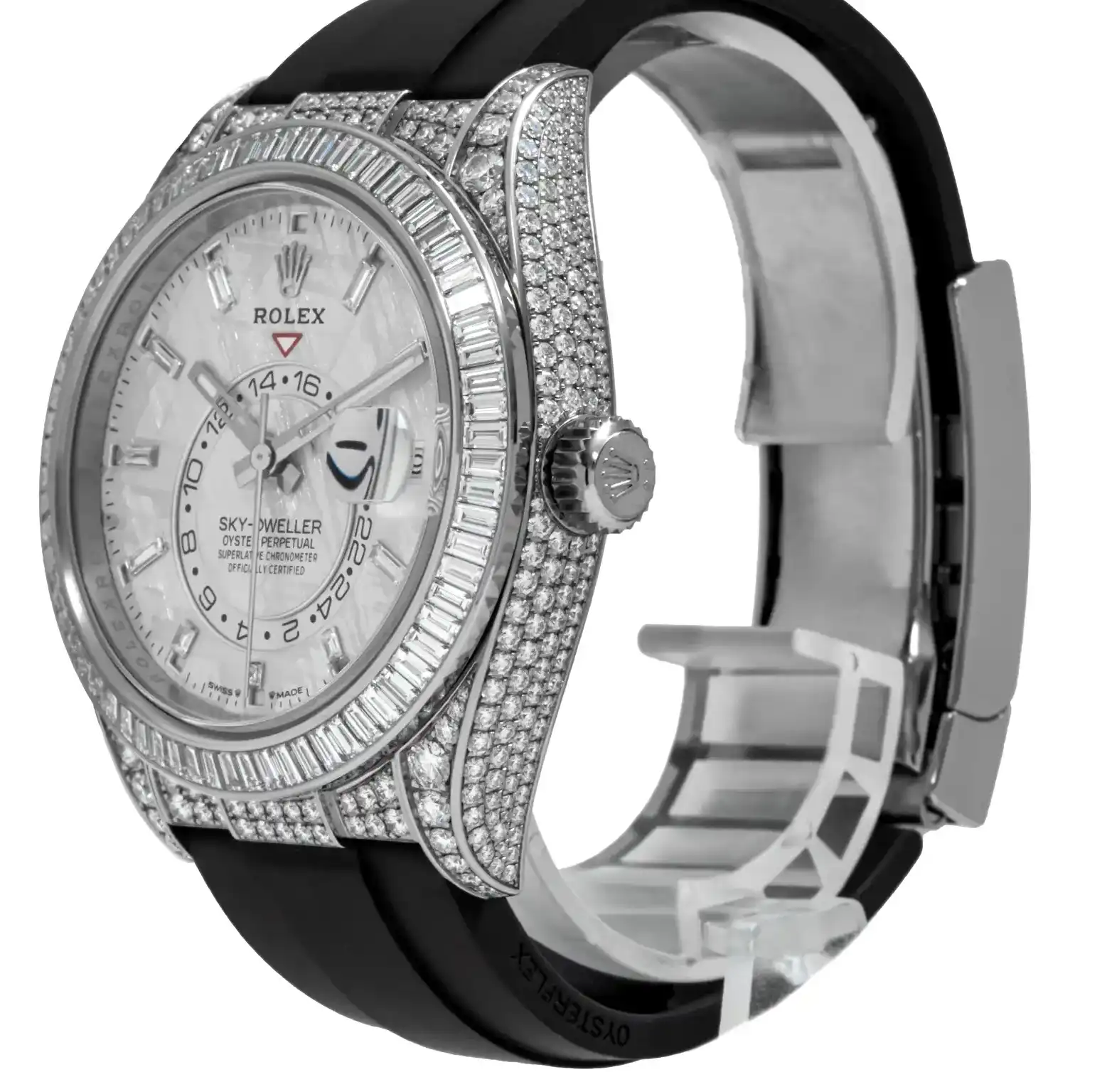 PrestigiousJewelers White Gold Rolex Sky-Dweller 336259TBR