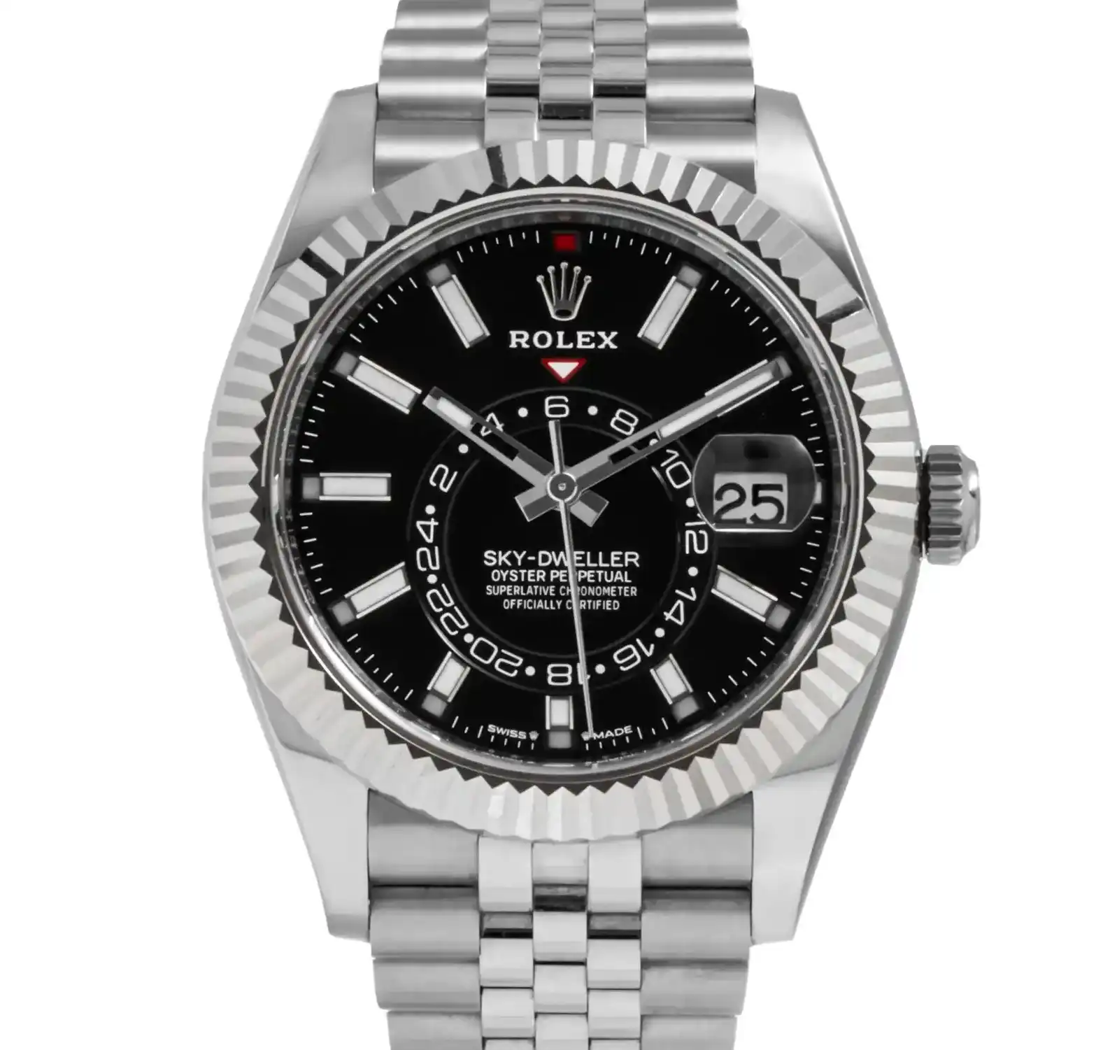 Prestigious JewelLers Rolex Sky-Dweller 336934 Stainless Steel