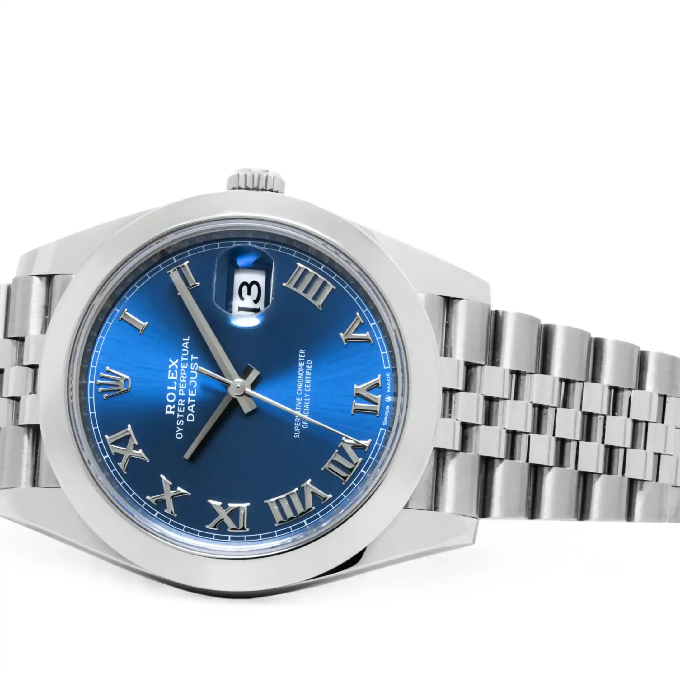 PrestigiousJewelers Rolex Datejust 126300 Blue