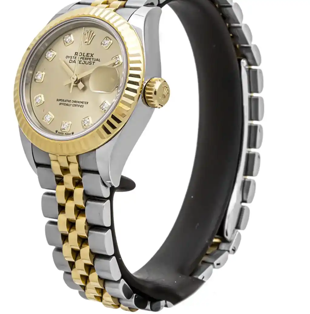 Prestigious Jewelers Champagne Rolex Datejust 279173