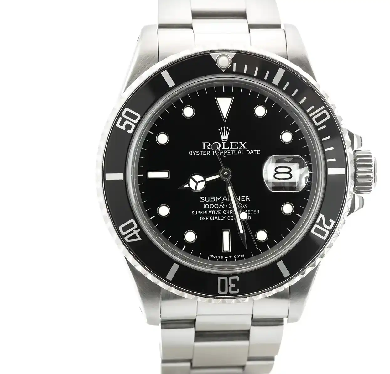 Prestigious Jewelers Rolex Submariner 168000 Very Good