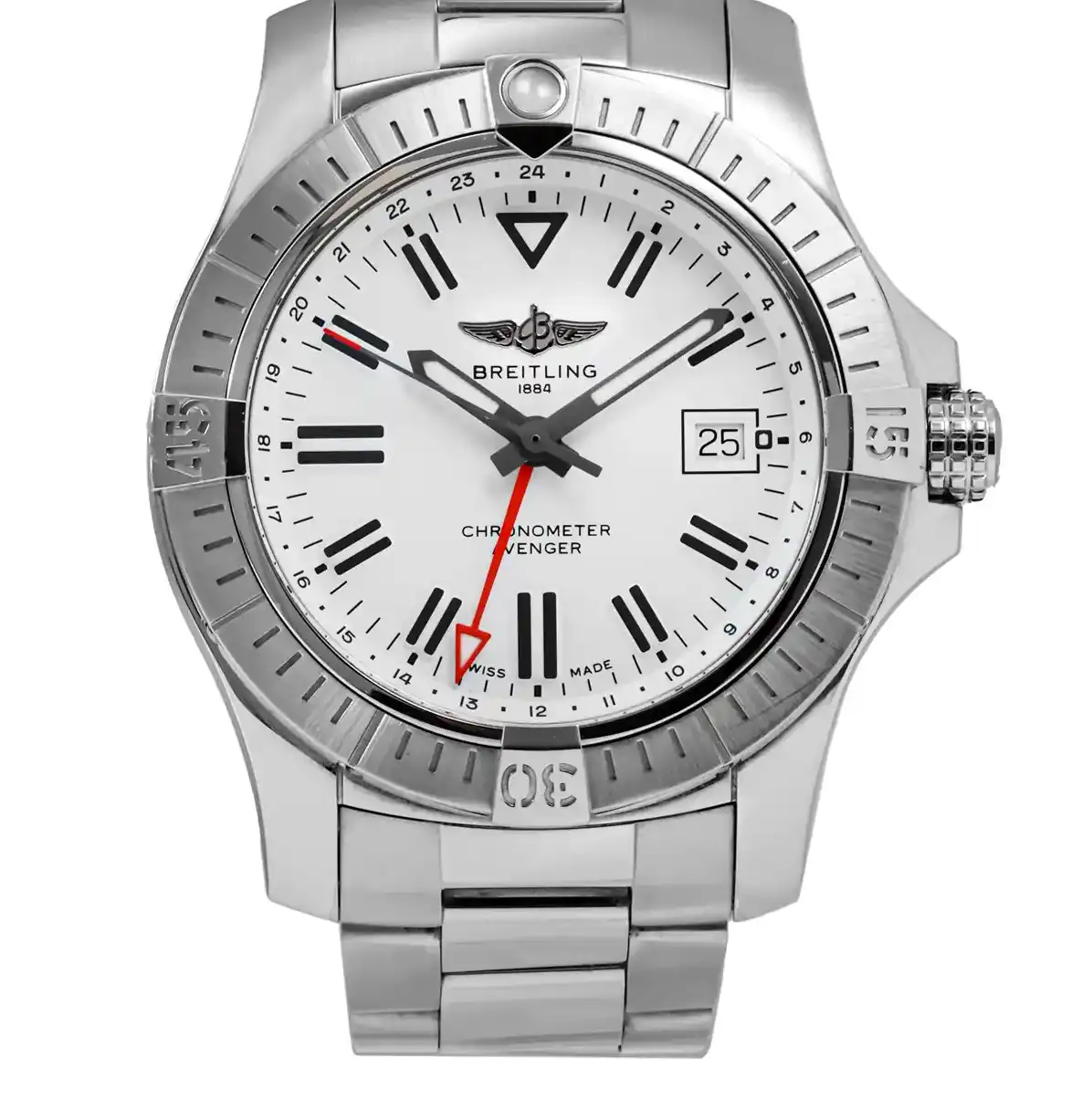 Prestigious JewelLers Breitling Avenger A32397 Stainless Steel