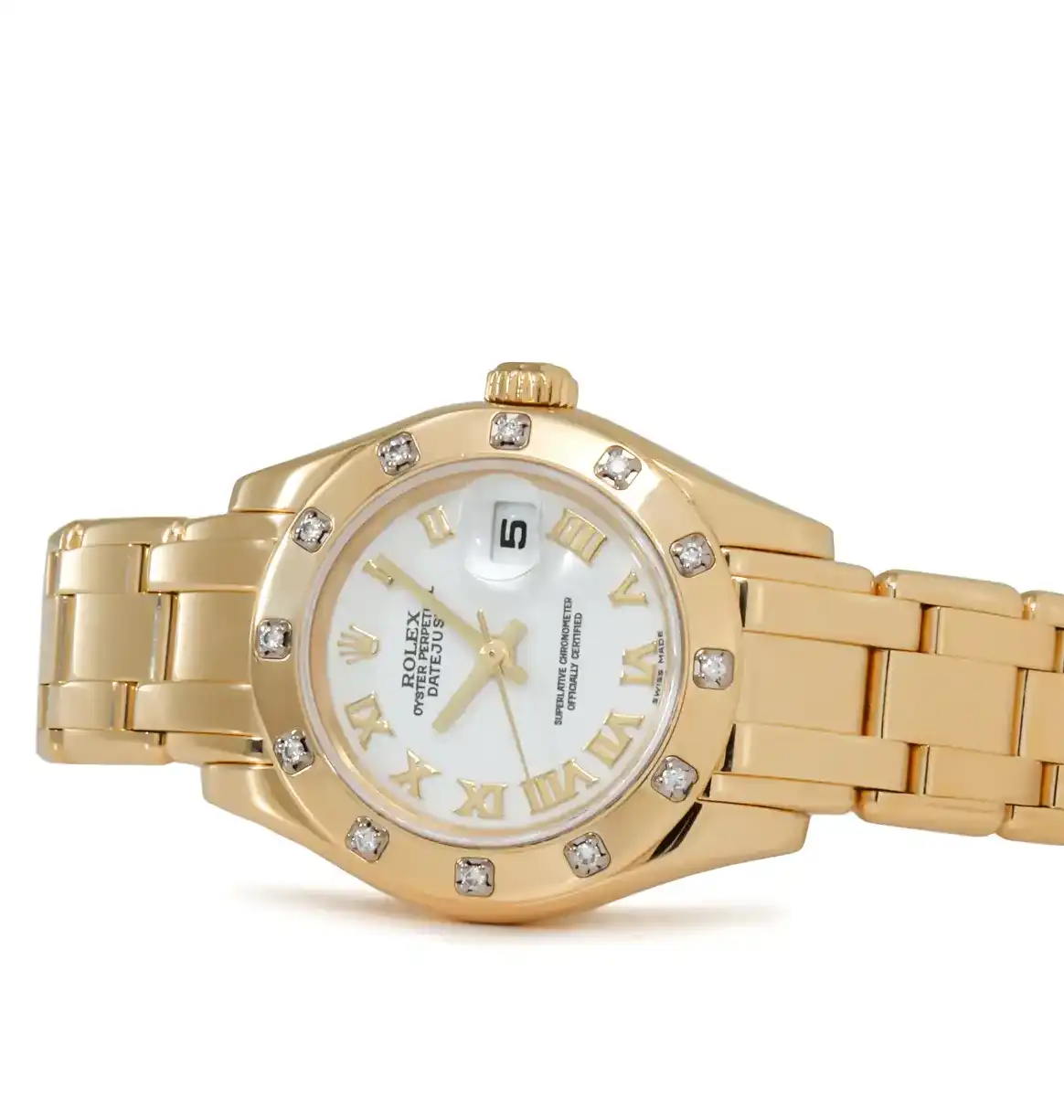 PrestigiousJewelLers Yellow Gold Rolex Datejust 80318