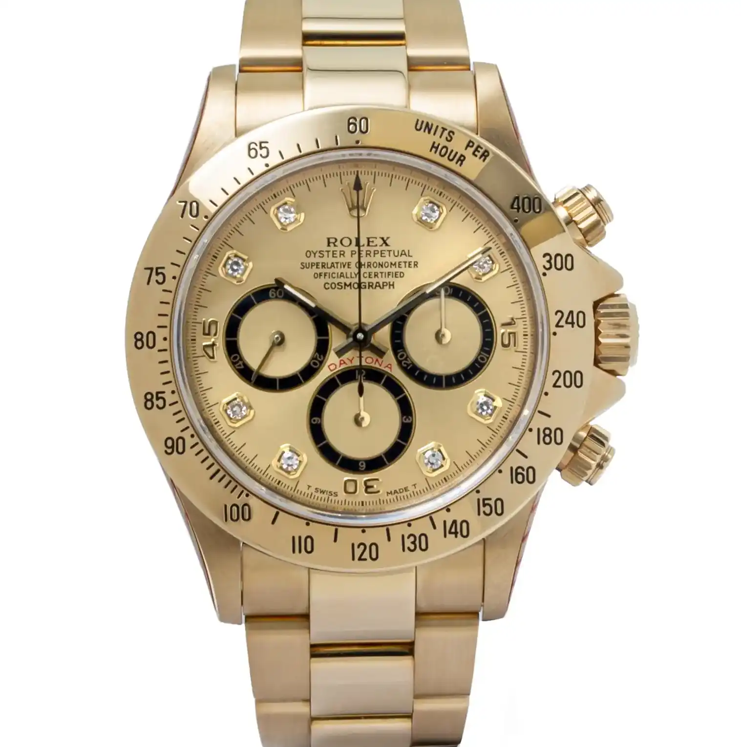 Rolex Daytona 16528 Champagne Diamond Dot