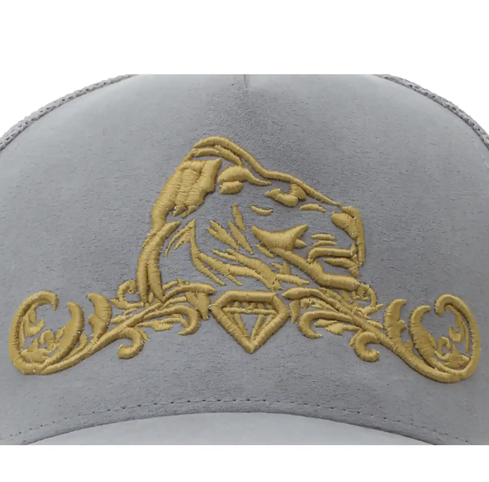 Prestigious JewelLers Presitigious Jewellers Trucker Cap – Gold   Grey