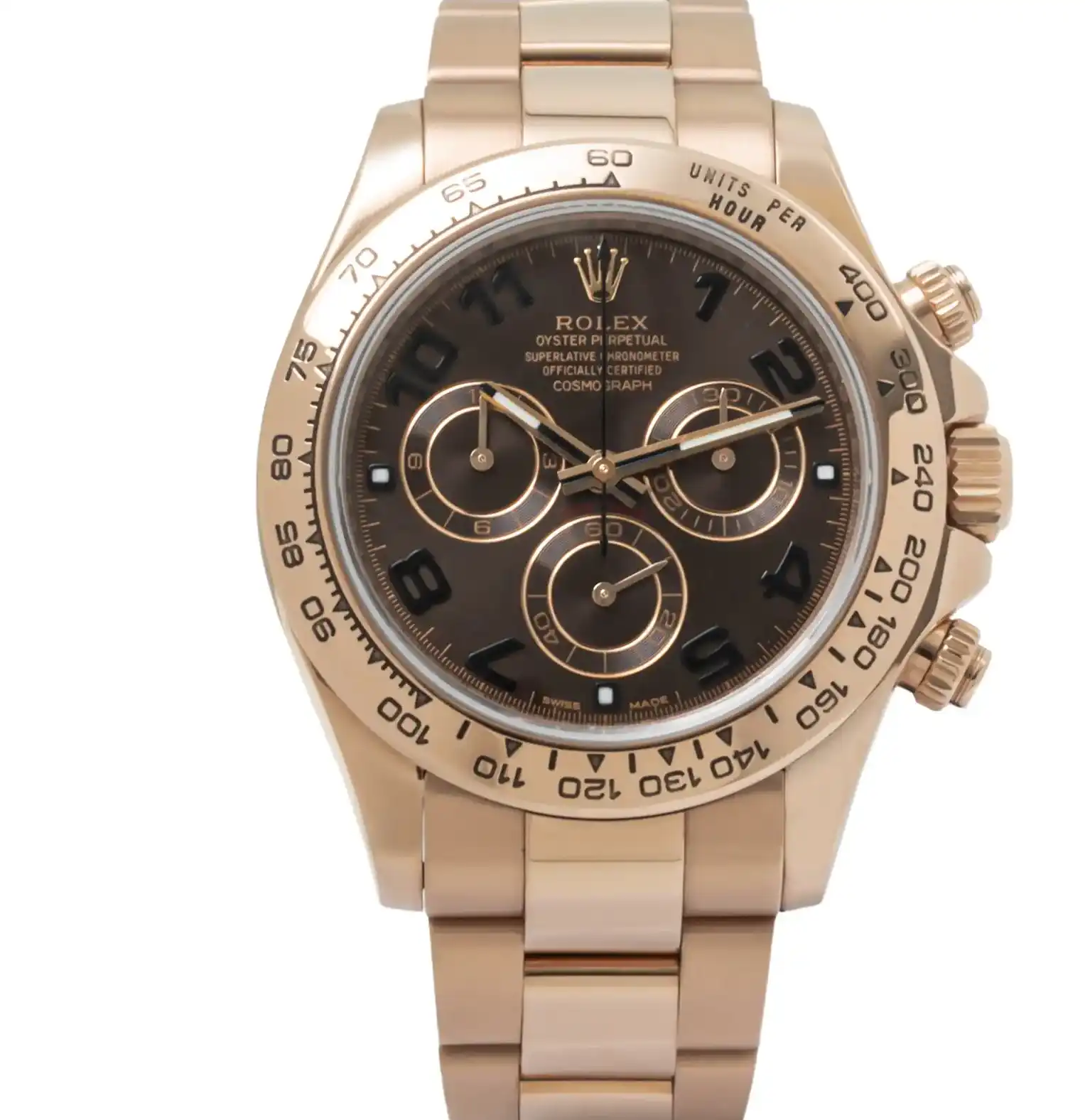 PrestigiousJewelers Rose Gold Rolex Daytona 116505