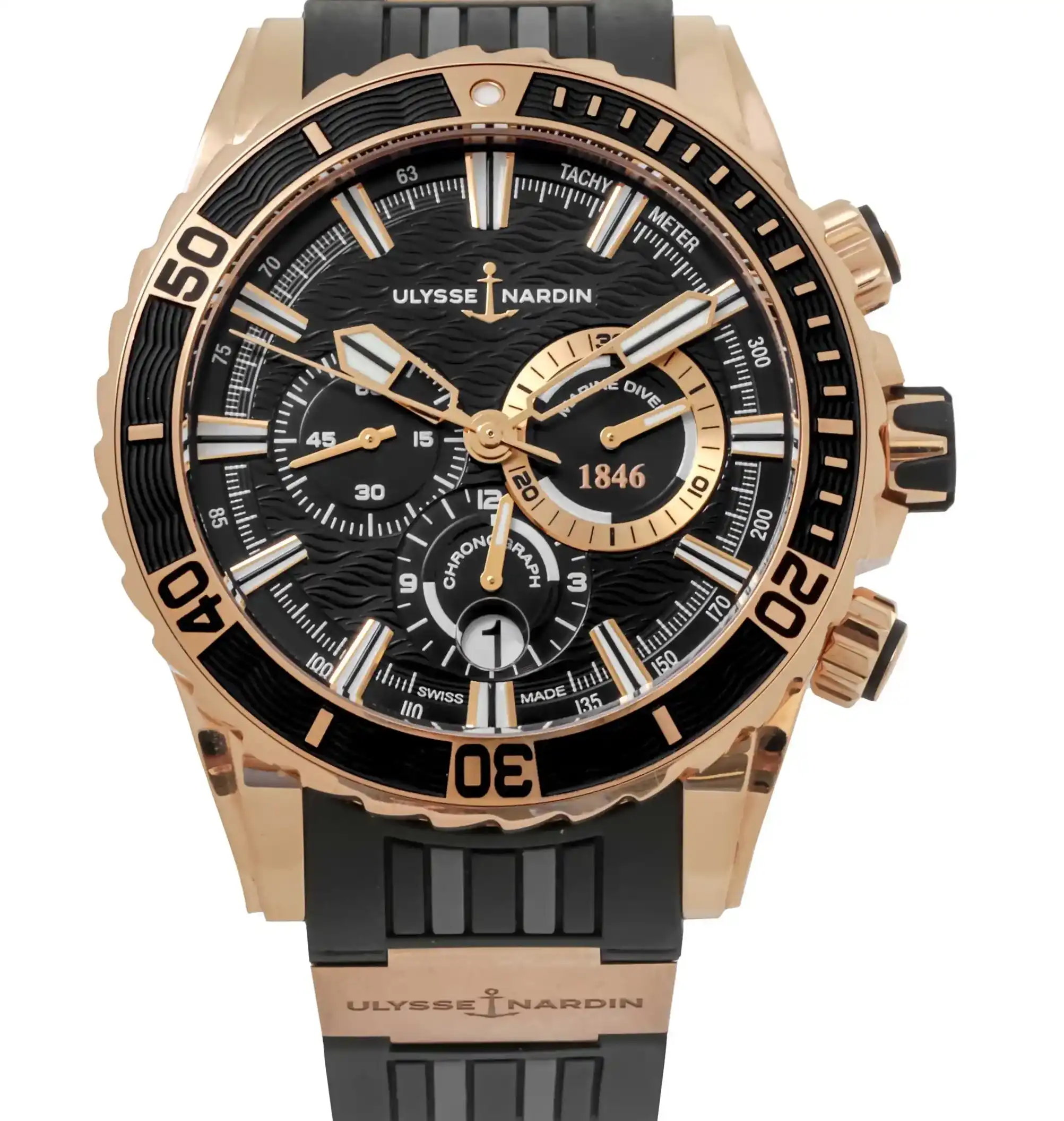 Ulysse Nardin Diver Chronograph 1502-151-92 Black