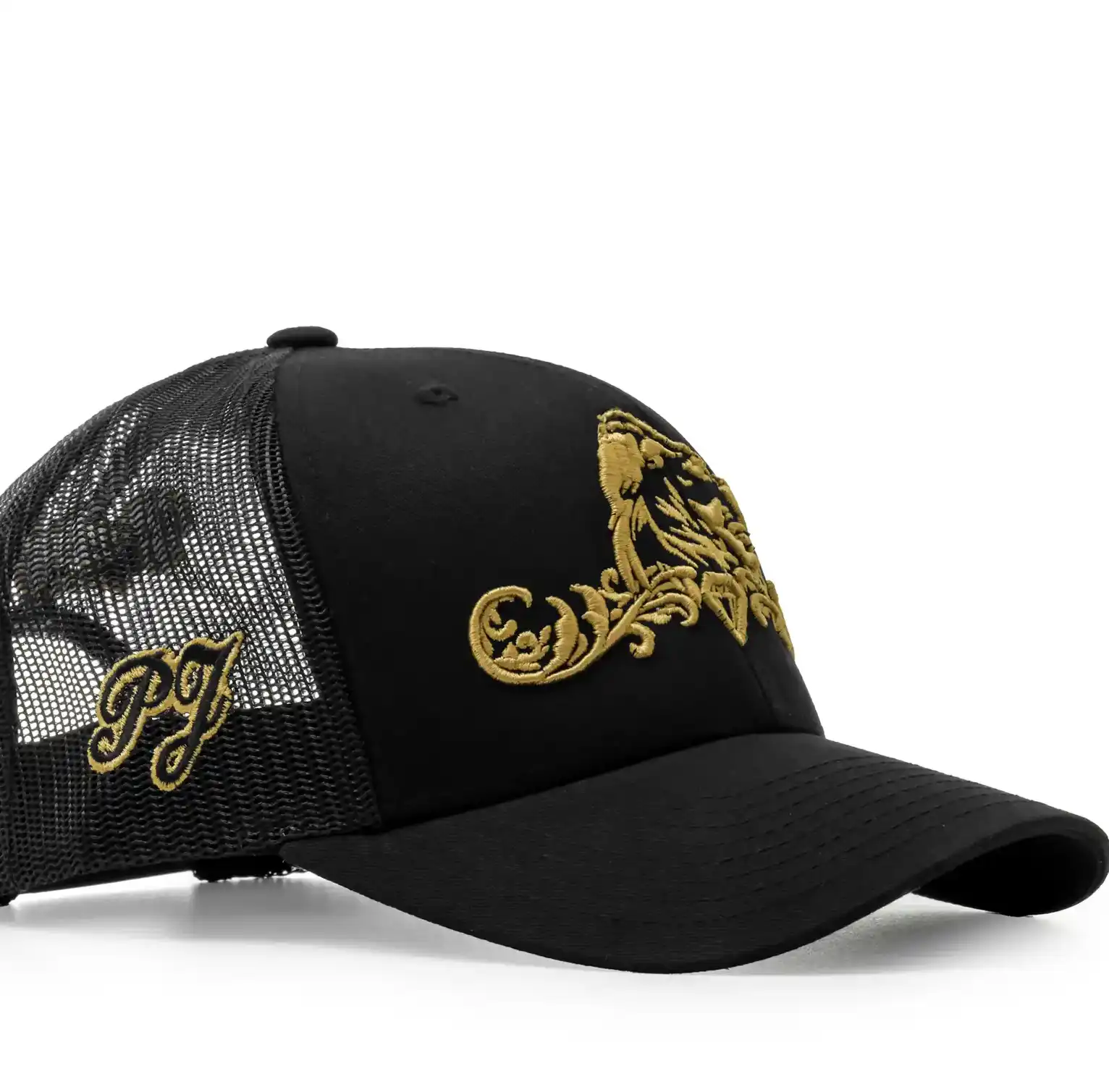 Prestigious Jewelers Presitigious Jewellers Trucker Cap – Gold   Black