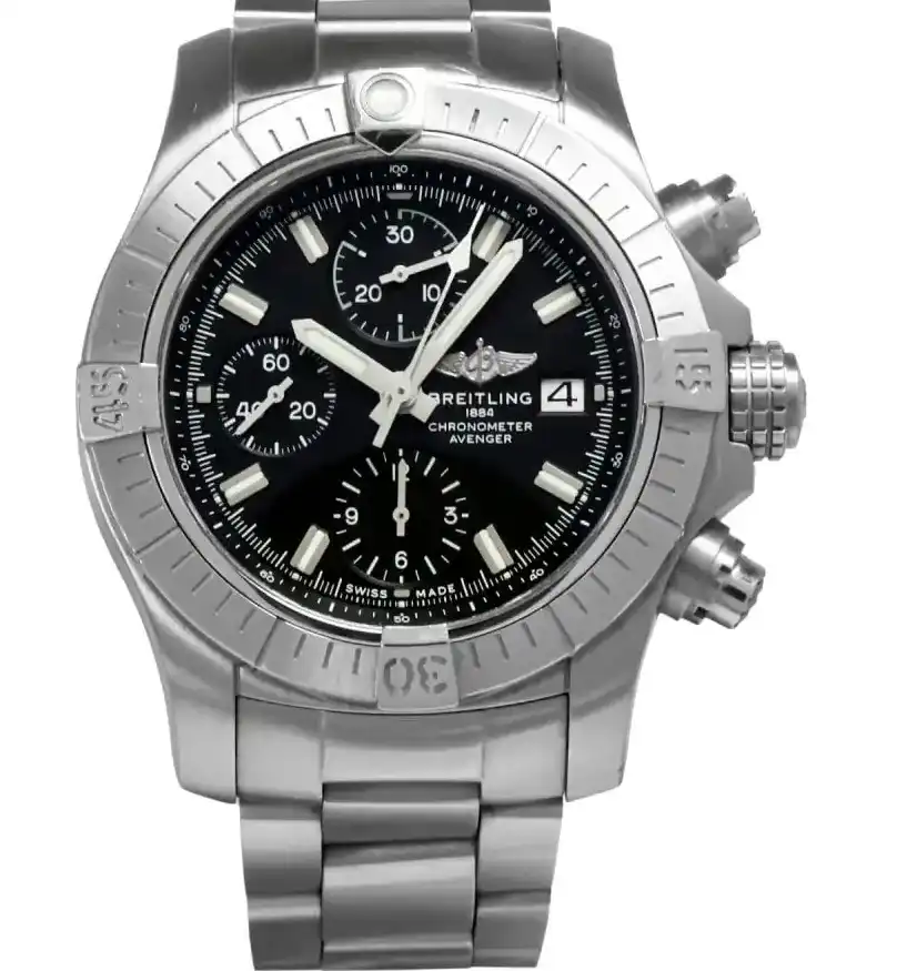 PrestigiousJewelers Breitling Chronograph Avenger A13385 Yes