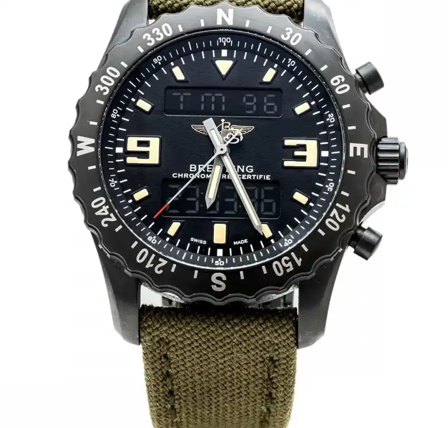 Prestigious Jewelers Breitling Chronospace Military M7836622 2016