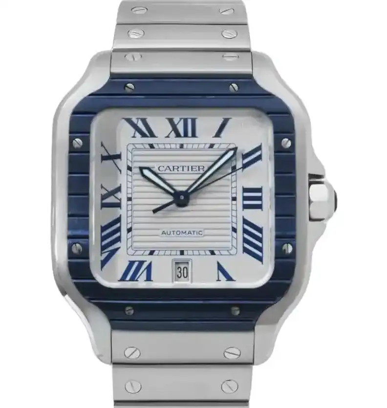 Prestigious Jewelers Cartier Santos WSSA0047 Cartier