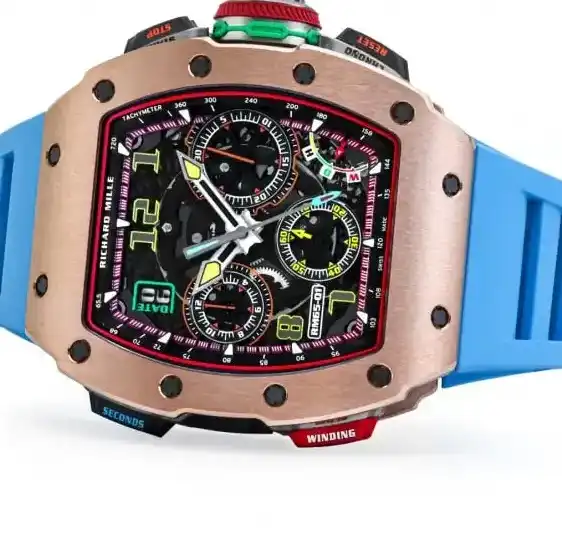 PrestigiousJewelers Richard Mille Chronograph Full Rose Gold RM65-01 Yes