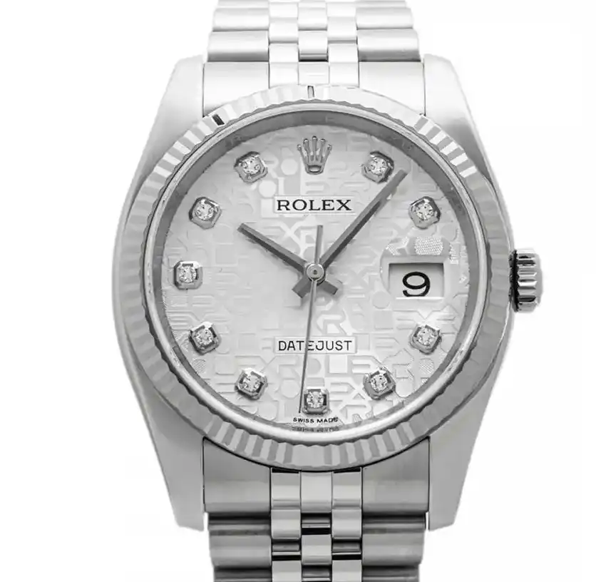 Silver Rolex Datejust 116234