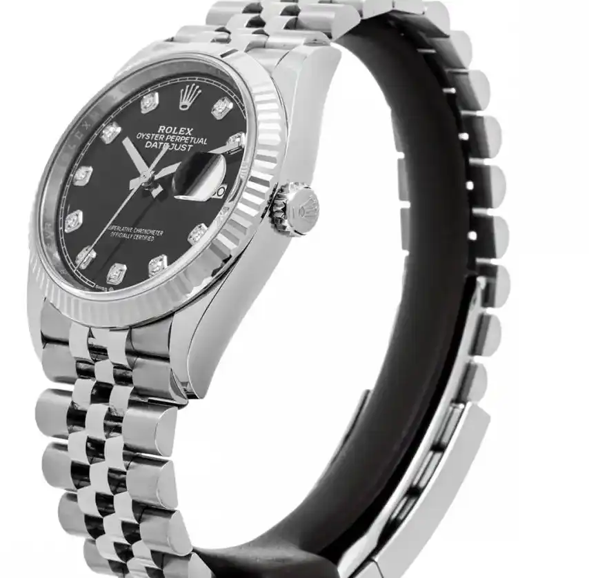 Prestigious Jewelers Black Rolex Datejust 126234