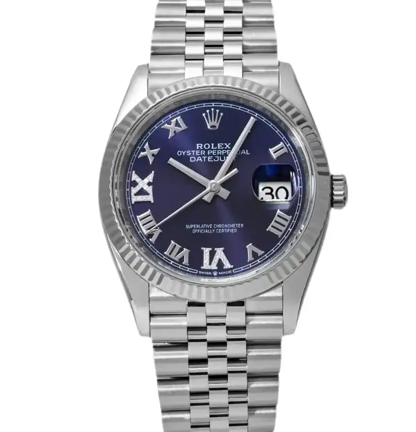 PrestigiousJewelers Rolex Datejust 126234 Purple Dial Yes