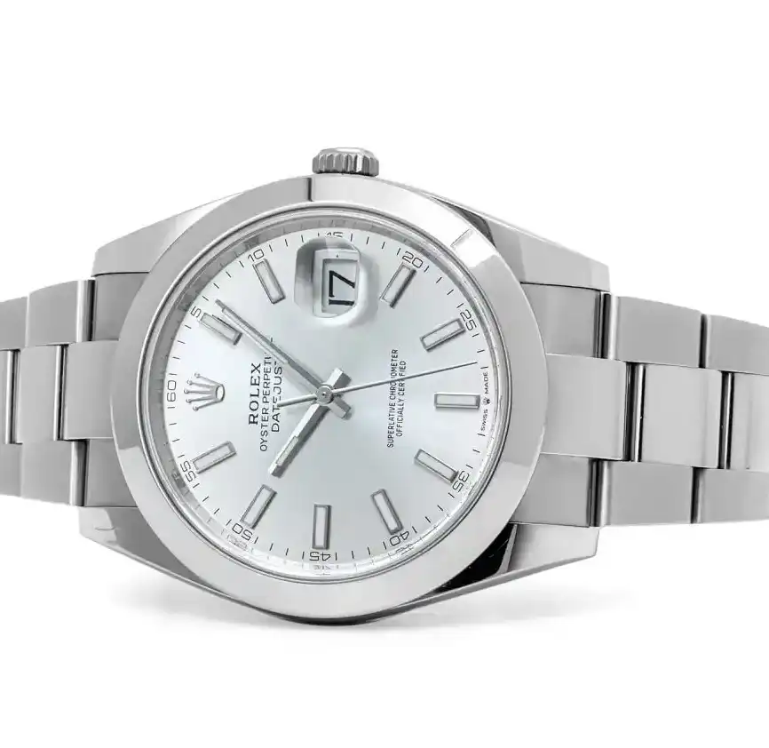 Prestigious JewelLers Rolex Datejust 126300 Silver