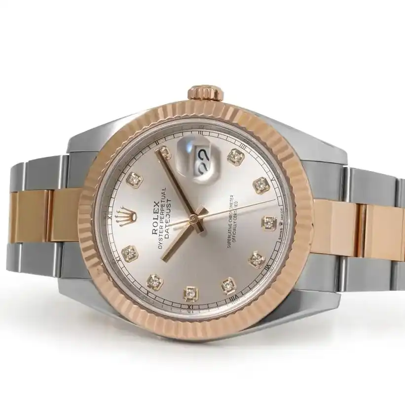 Prestigious JewelLers Stainless Steel & Rose Gold Rolex Datejust 126331