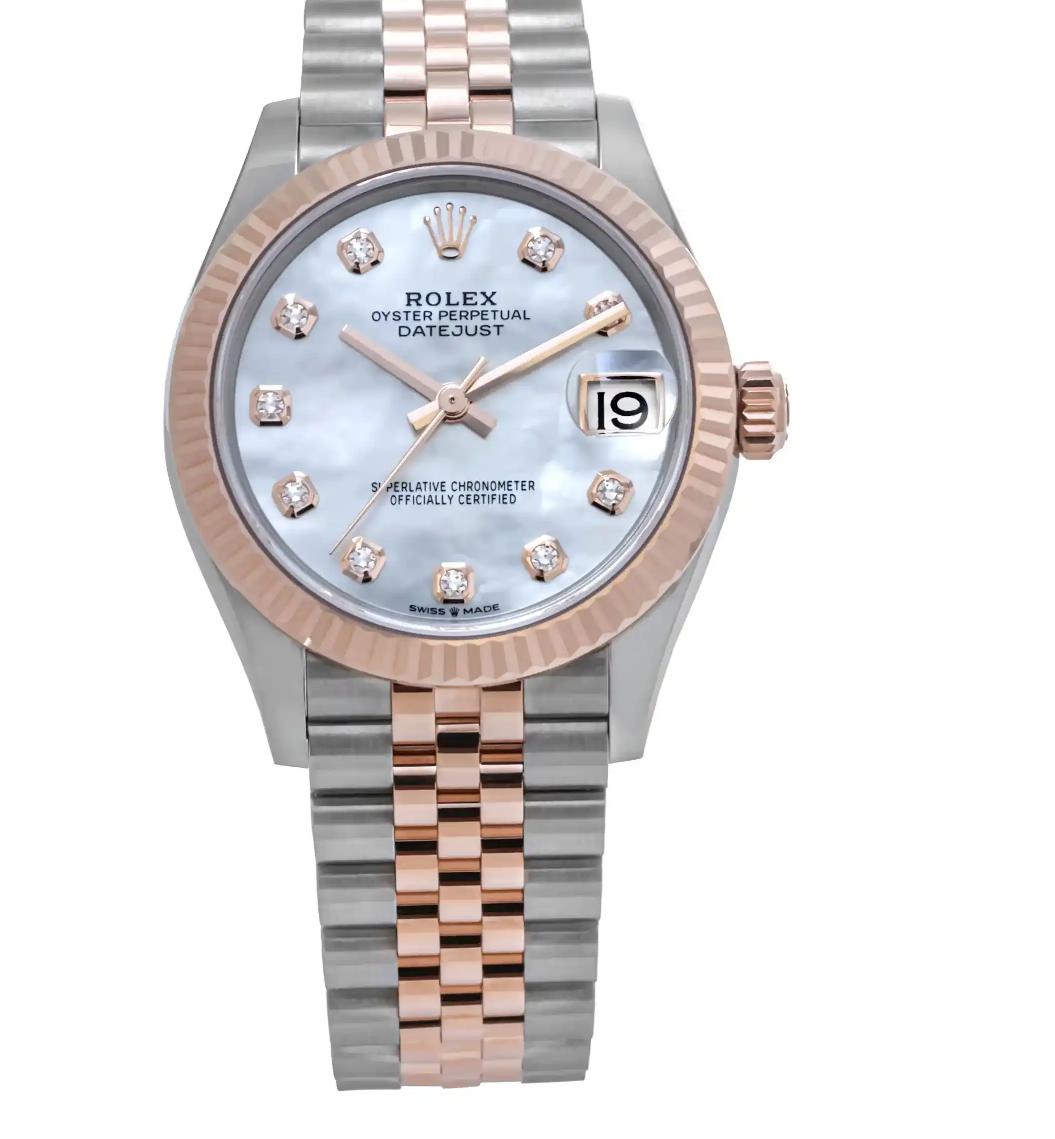 Prestigious JewelLers Rolex Datejust 278271 Stainless Steel & Rose Gold