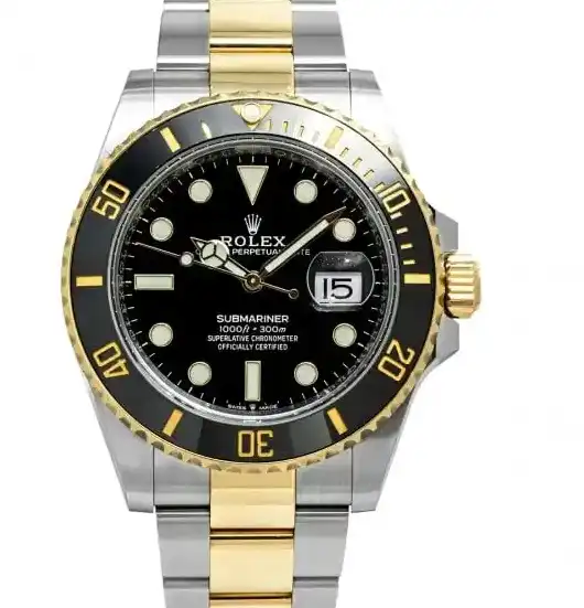 Prestigious JewelLers Stainless Steel & Gold Rolex Submariner 126613LN