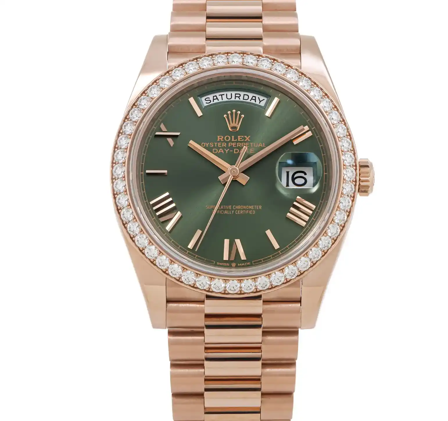 Rolex Day-Date 228345RBR Rose Gold