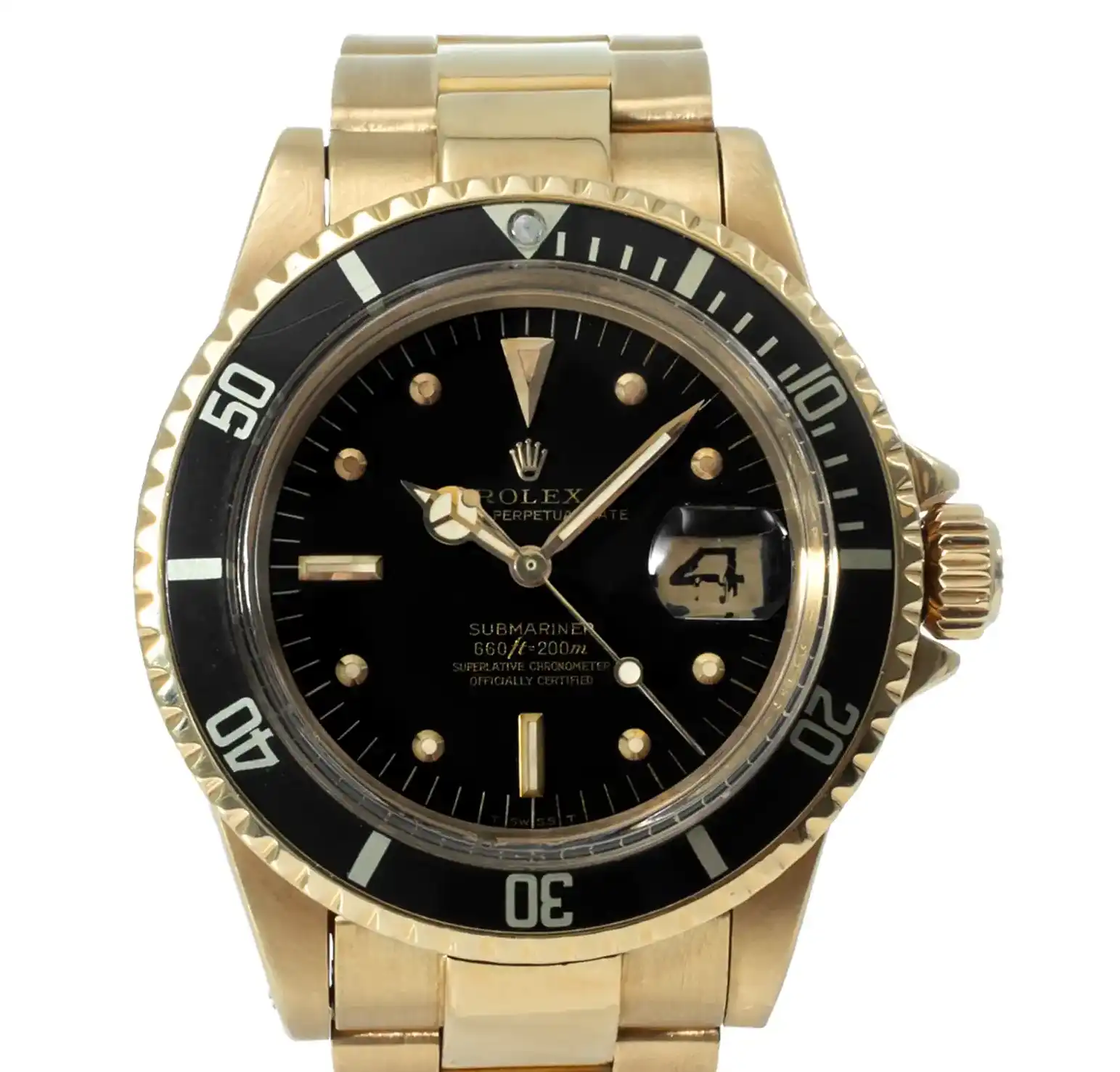 Yellow Gold Rolex Submariner 1680