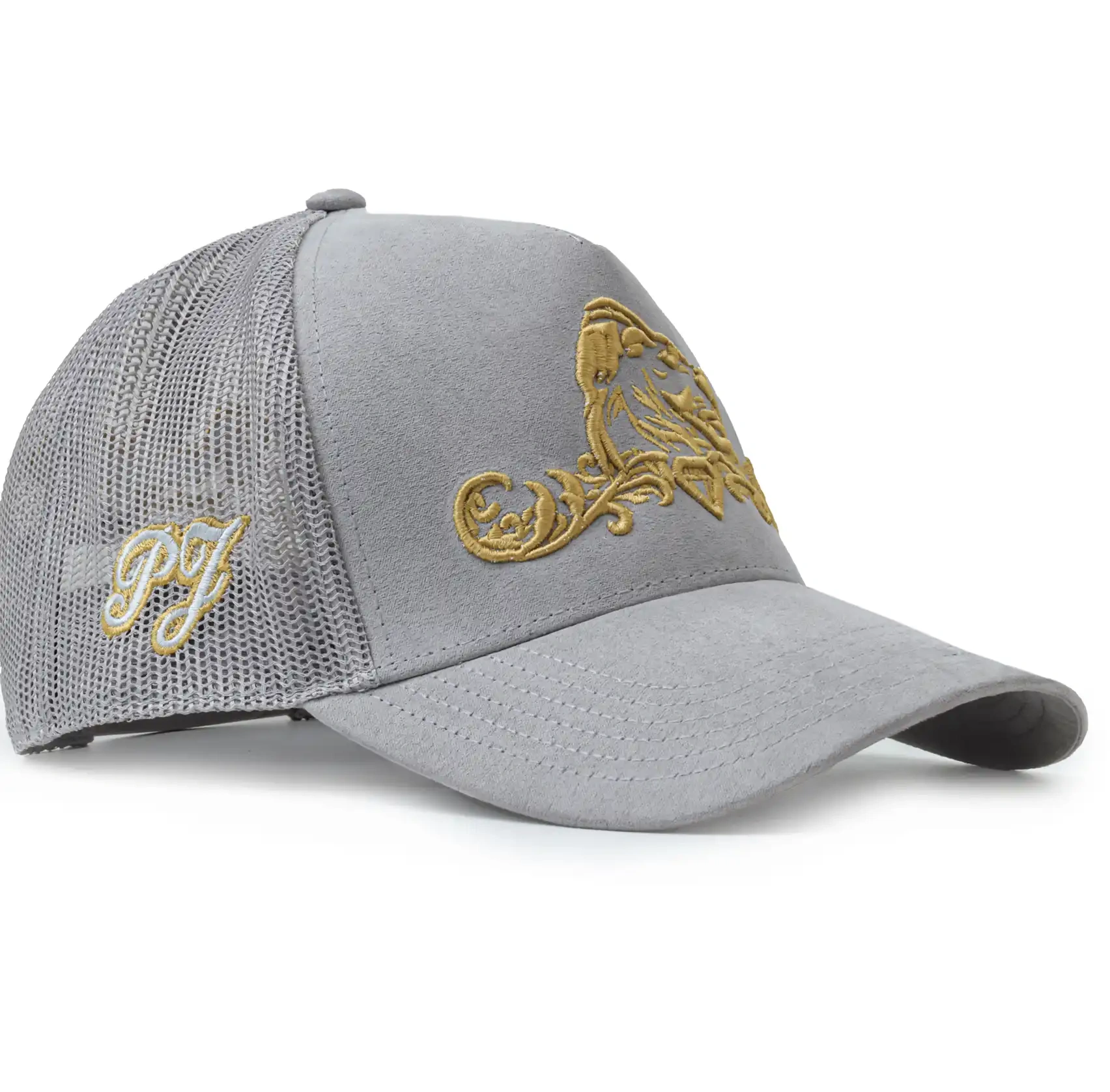 Presitigious Jewellers Trucker Cap – Gold   Grey