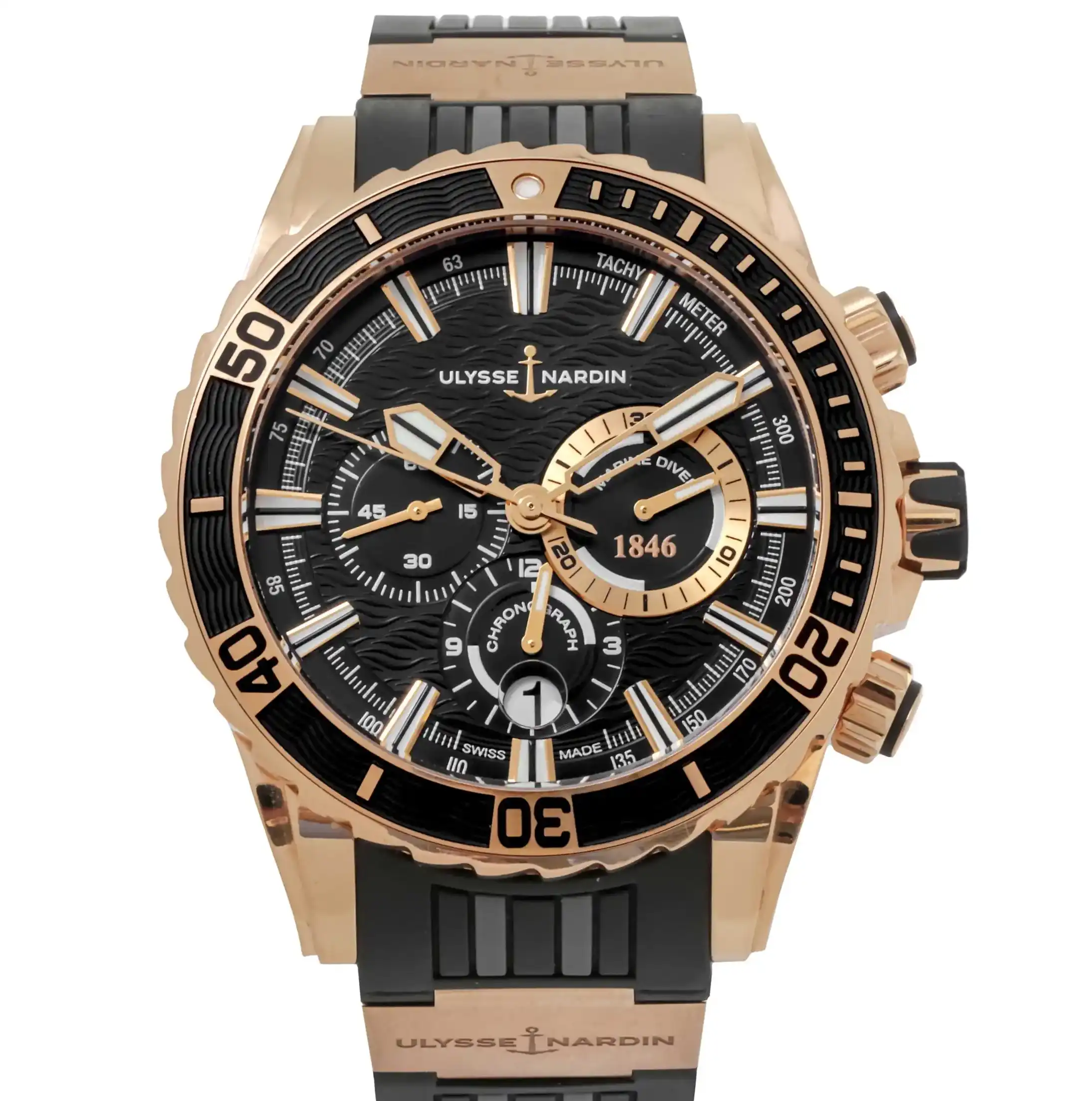 Ulysse Nardin Diver Chronograph 1502-151-92 Rubber