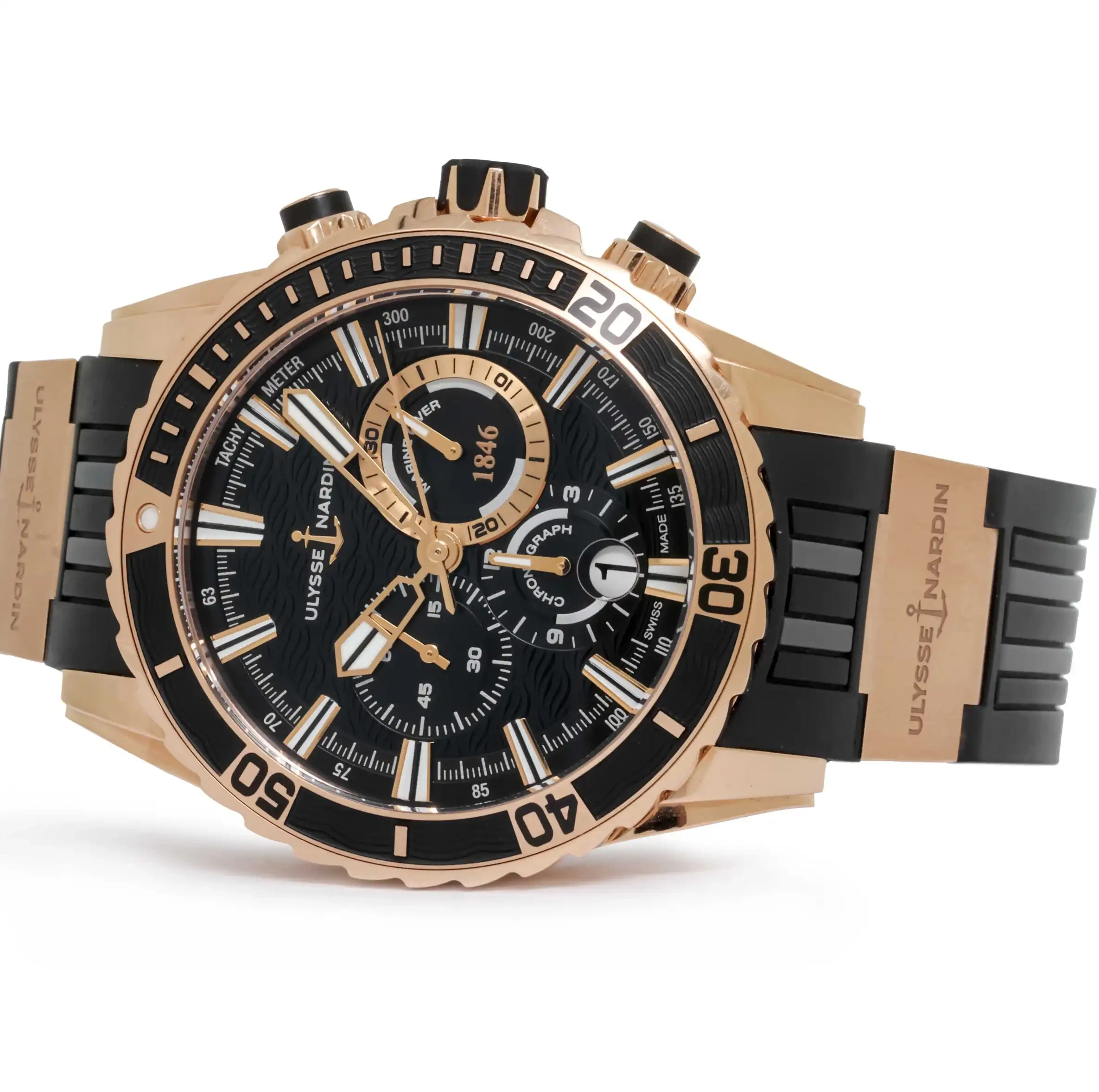 Ulysse Nardin Diver Chronograph 1502-151-92 Rubber