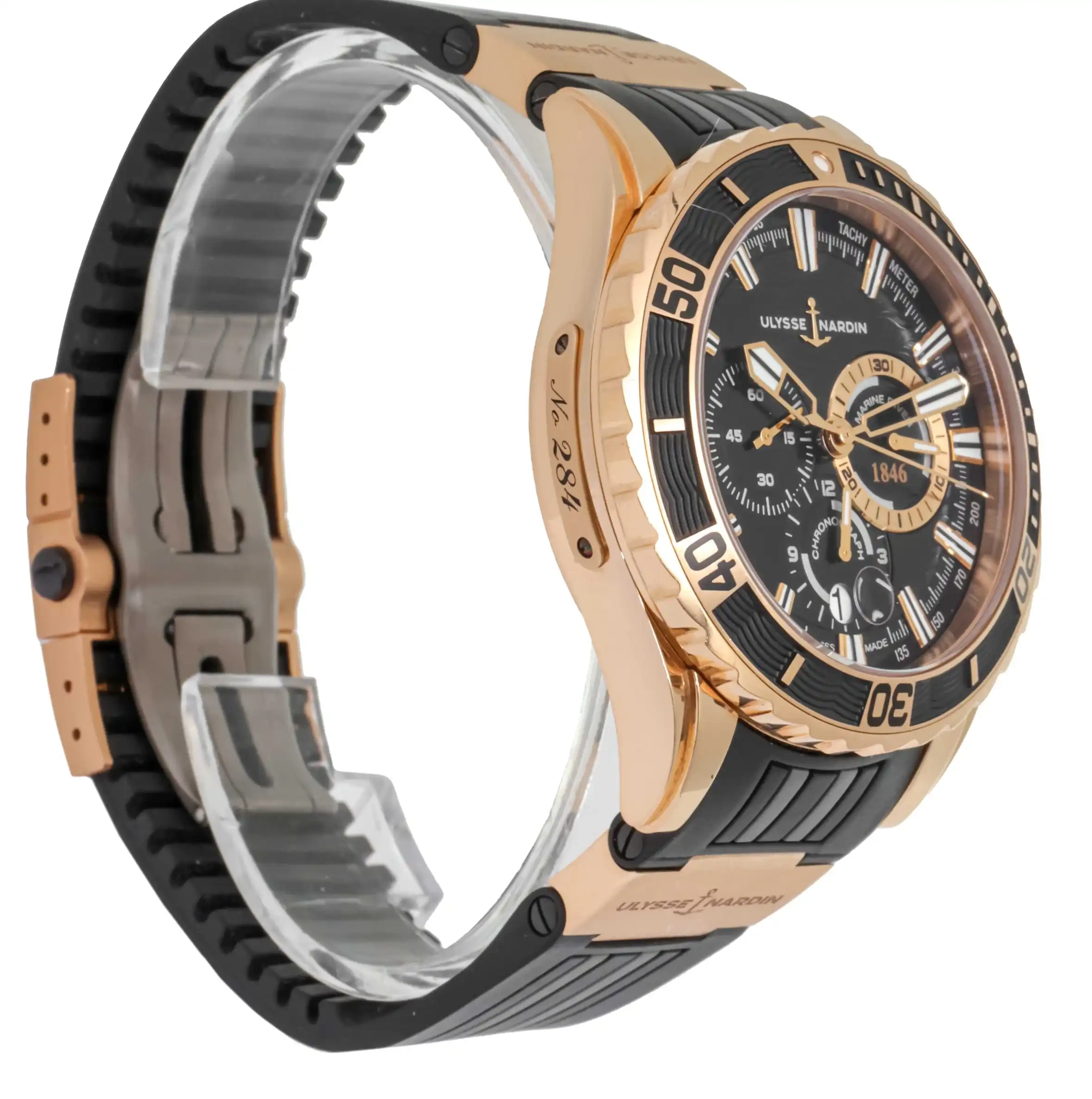 Ulysse Nardin Diver Chronograph 1502-151-92 Rubber