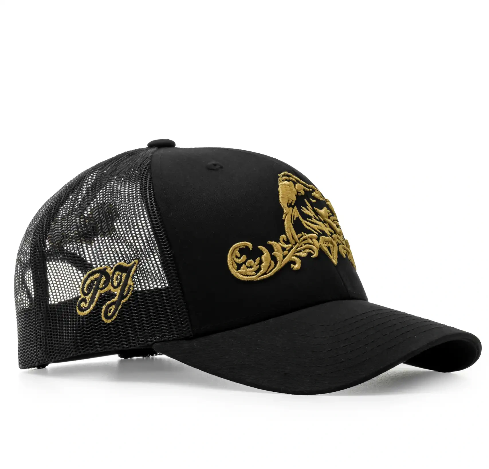 Presitigious Jewellers Trucker Cap – Gold   Black