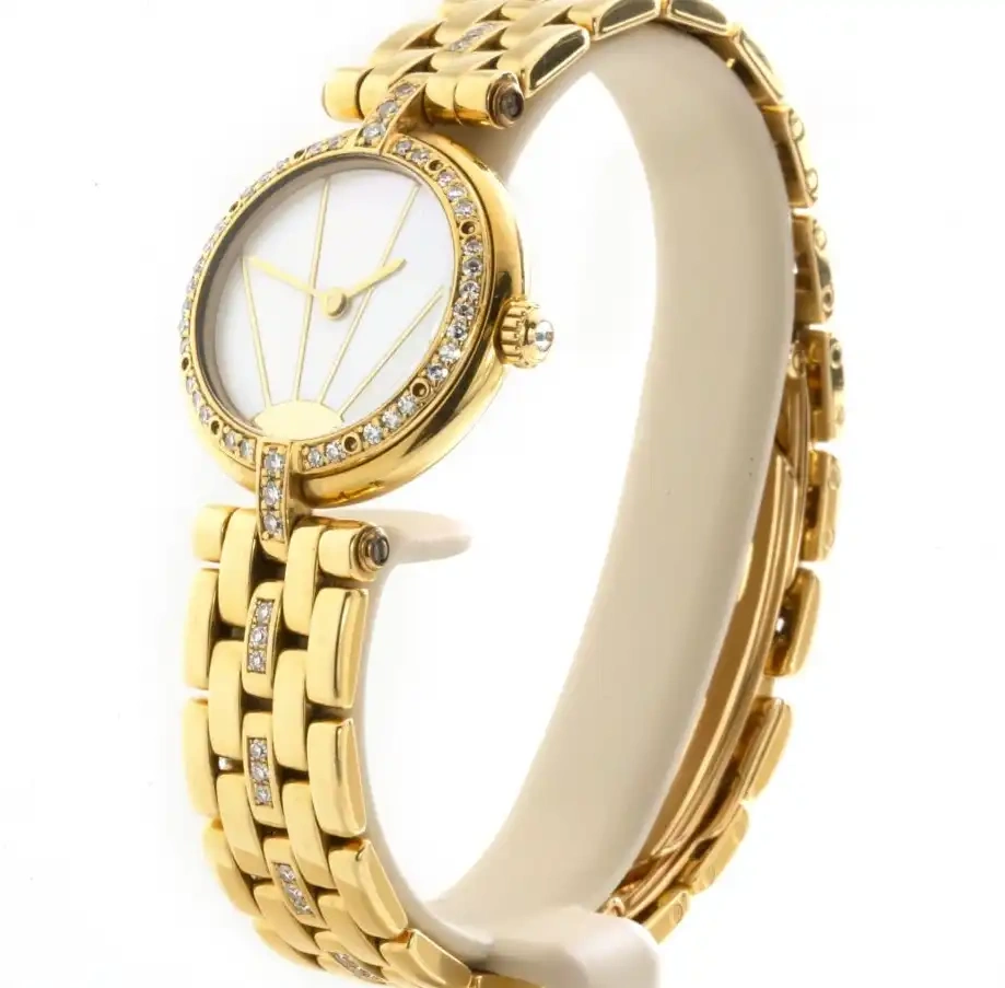 Cartier Panthere Vendome Rare Mother Of Pearl Dial With Diamond Set No