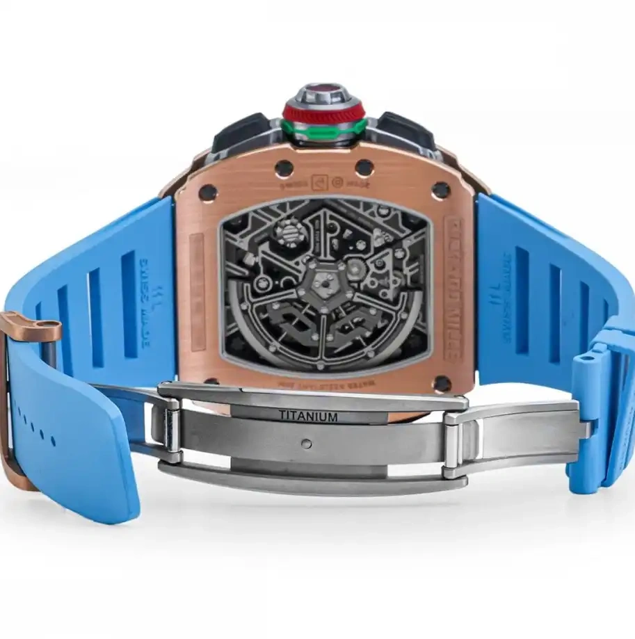 Richard Mille Chronograph Full Rose Gold RM65-01 Transparent