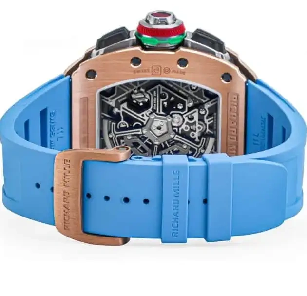 Richard Mille Chronograph Full Rose Gold RM65-01 Transparent