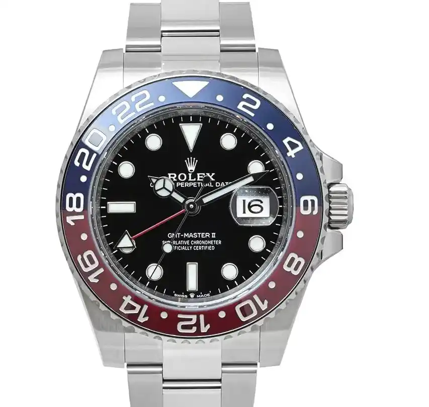 Stainless Steel Rolex GMT-Master II 126710BLRO