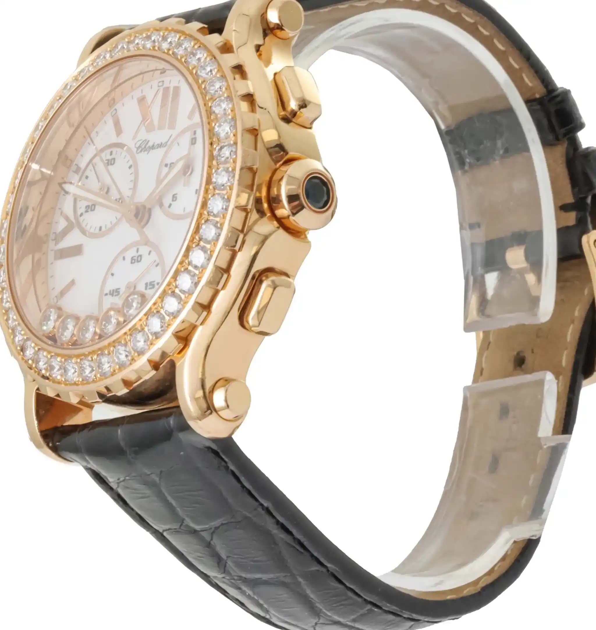 Prestigious Jewelrys Rose Gold CHOPARD Happy Sport 283583-5001