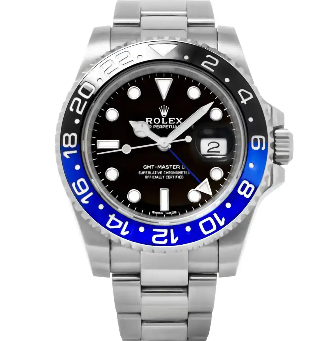 PrestigiousJewelrys Very Good Rolex GMT-Master II 116710BLNR