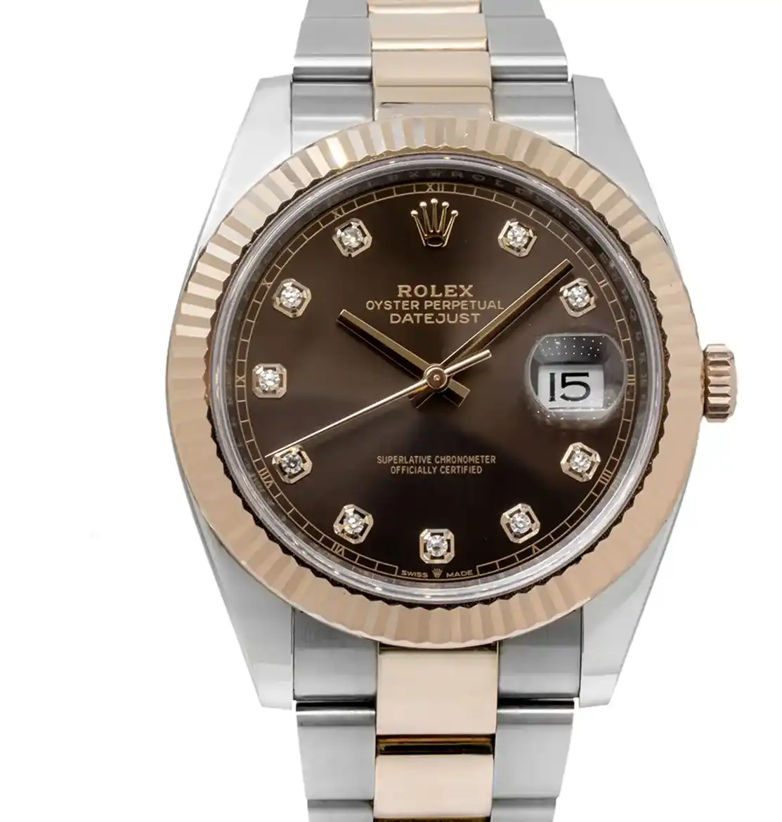 Prestigious Jewelrys Rolex Datejust 126331 Stainless Steel & Rose Gold