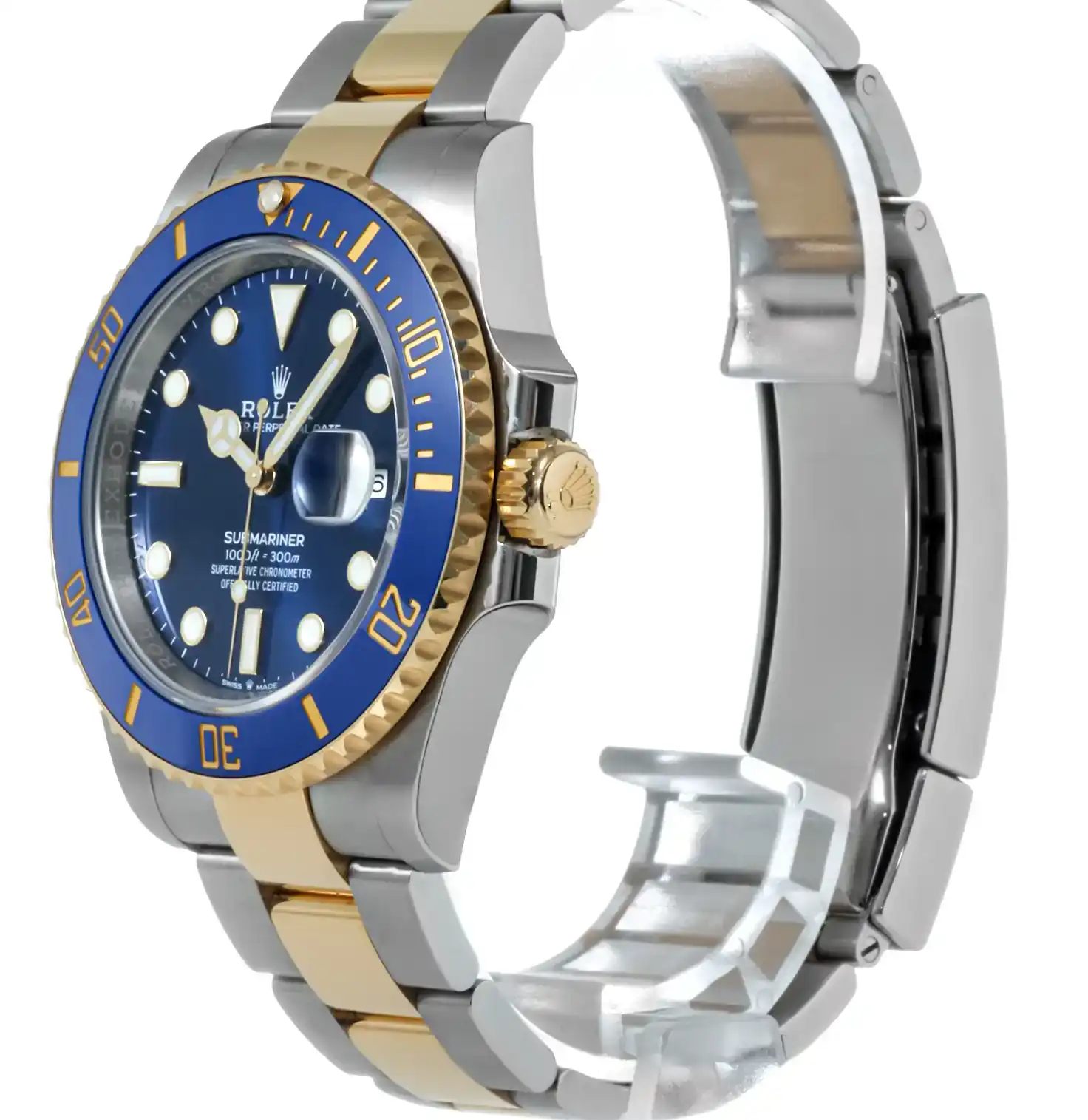 Prestigious Jewelrys Rolex Submariner 126613LB Blue