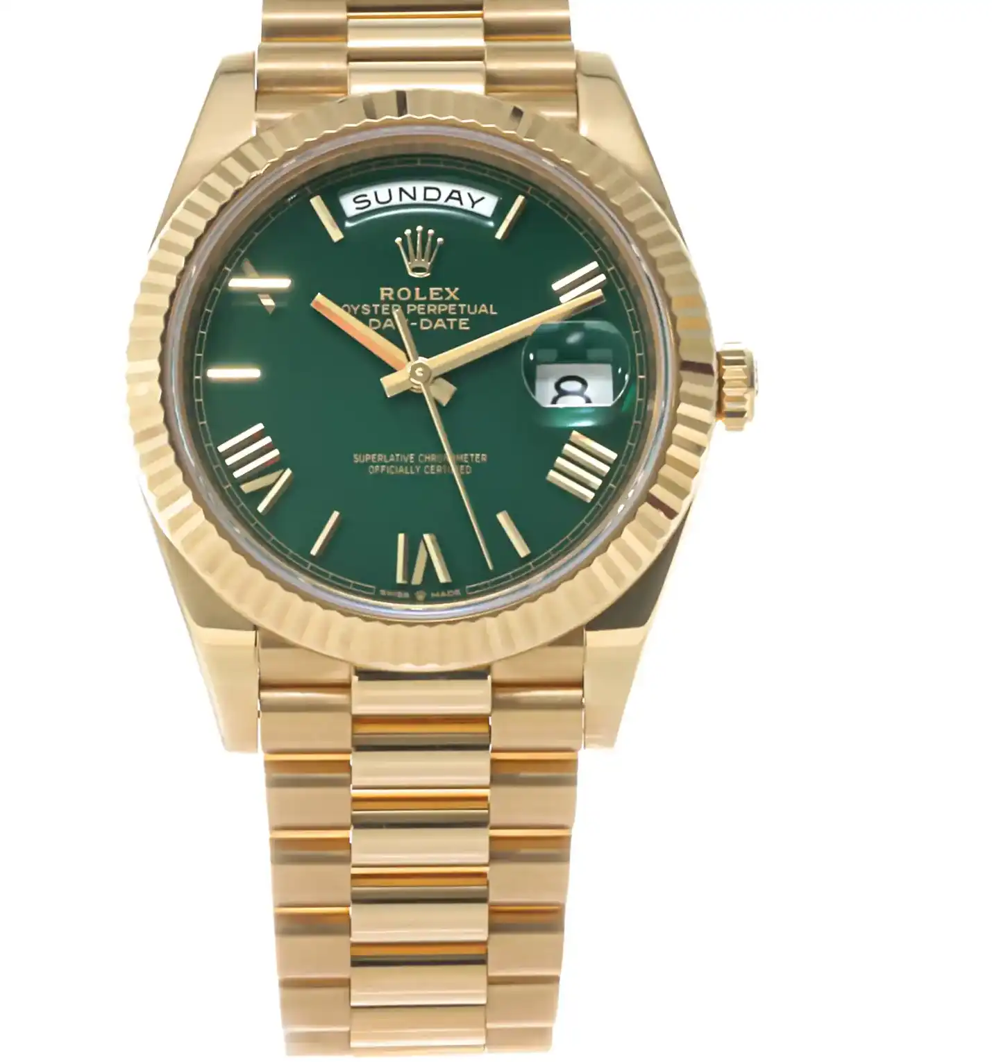 Green Rolex Day-Date 228238