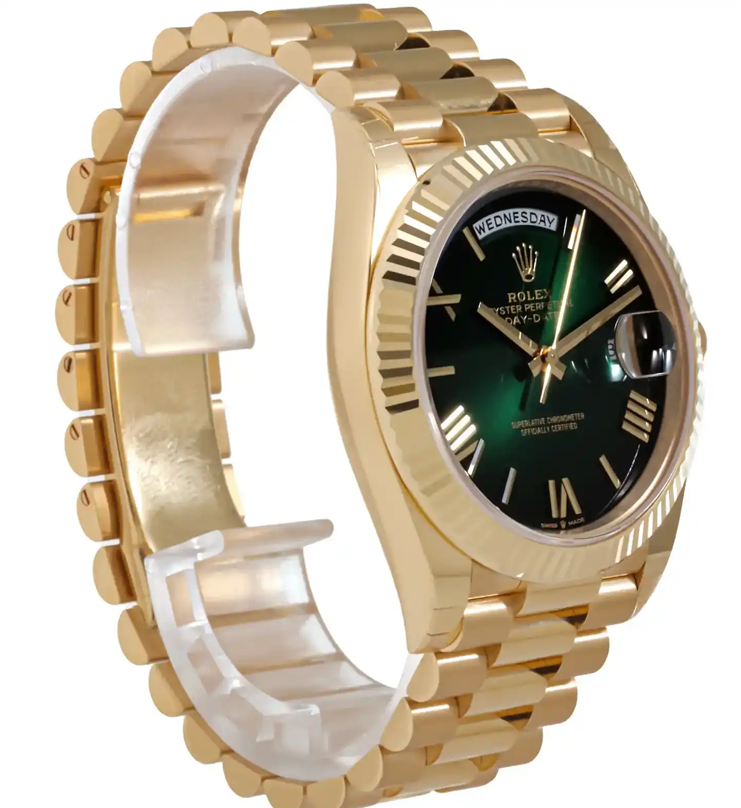 Prestigious Jewellers Rolex Day-Date 228238 Yellow Gold