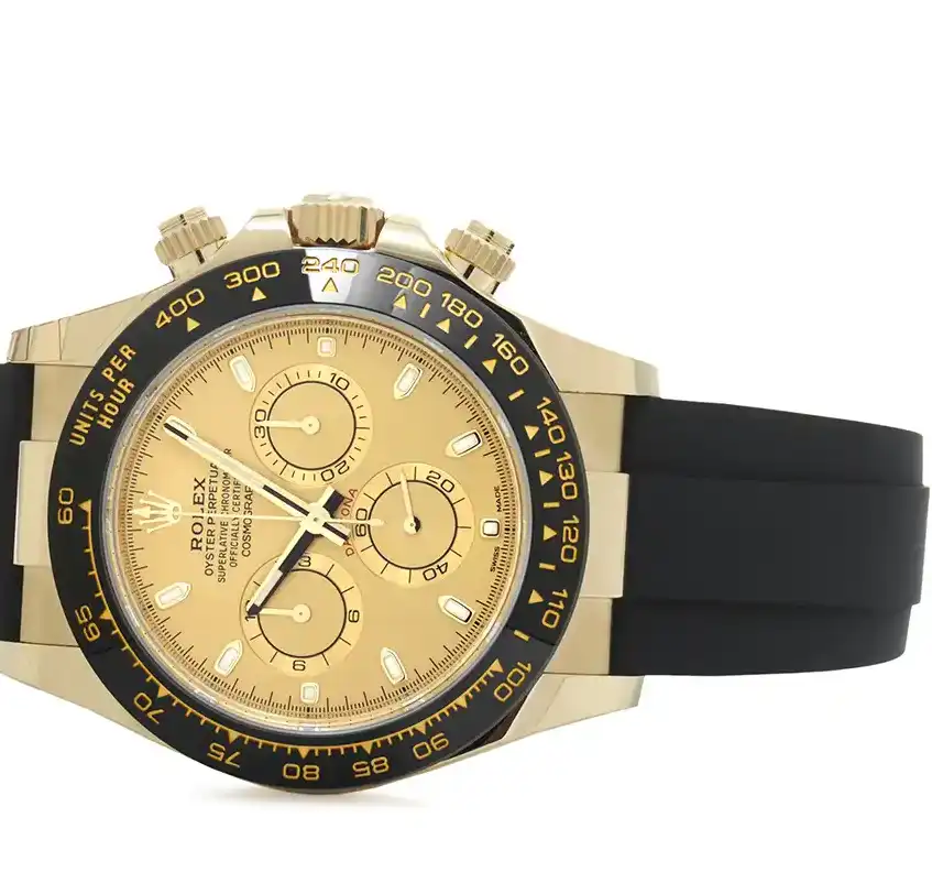 Prestigious Jewellers Yellow Gold Rolex Daytona 116518LN