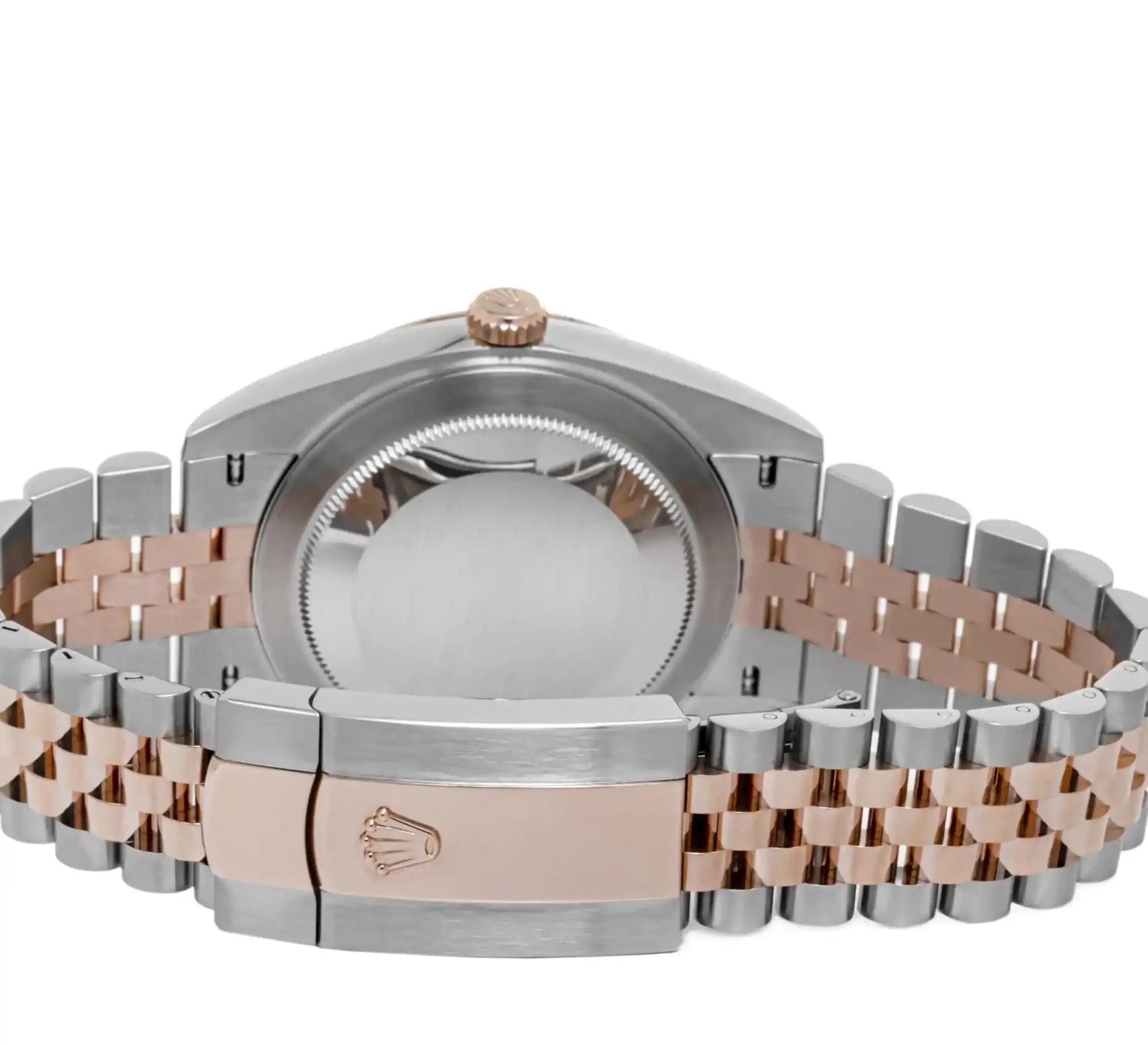 PrestigiousJewelrys Stainless Steel & Rose Gold Rolex Datejust 126331