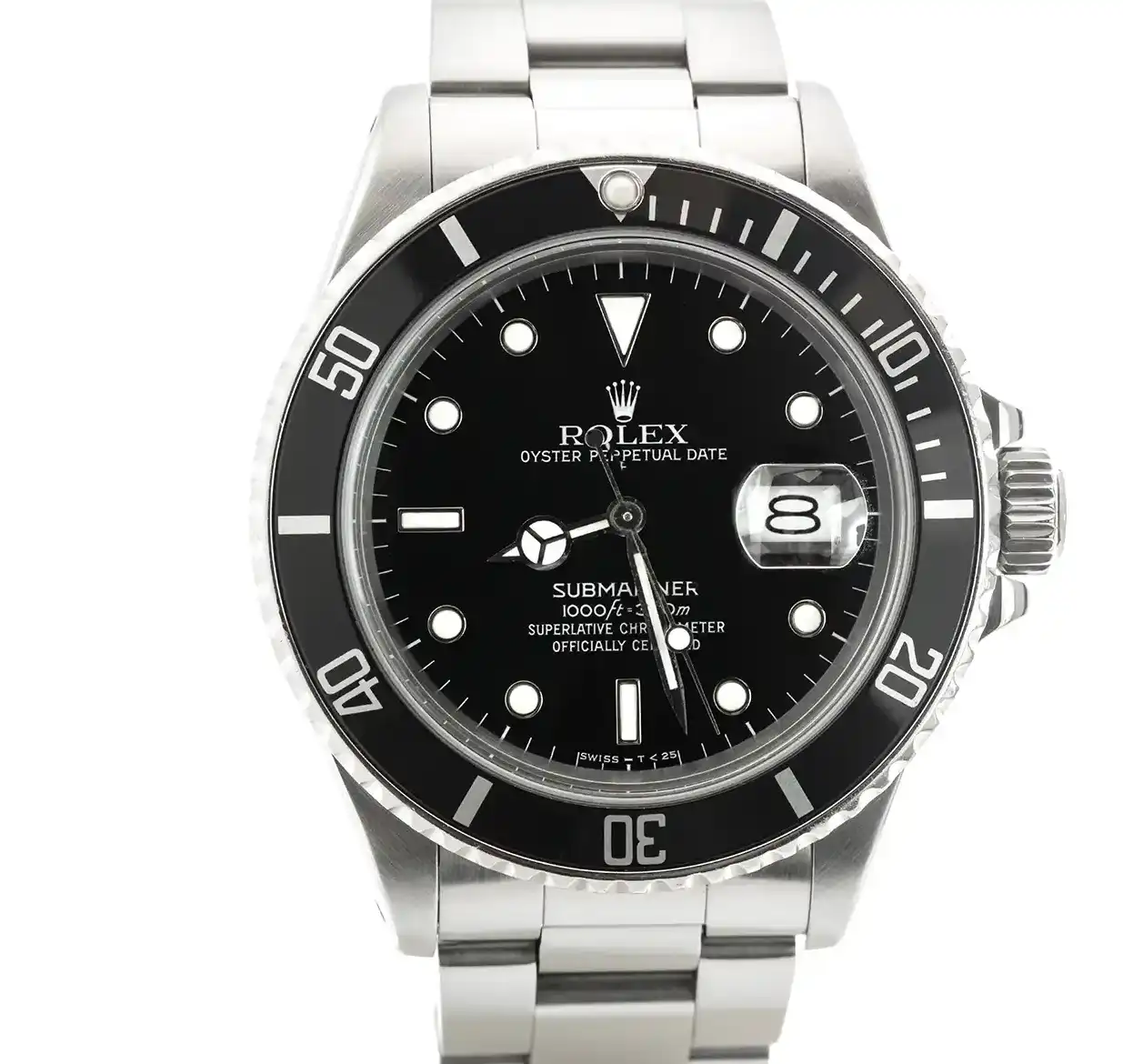 Rolex Submariner 168000 Stainless Steel